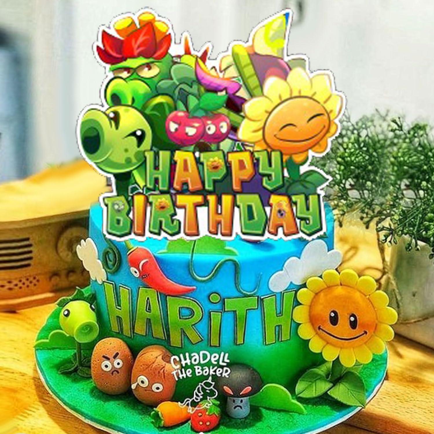 Decoraciones de Fiesta Plantas vs Zombies - Suministros Cumpleaños