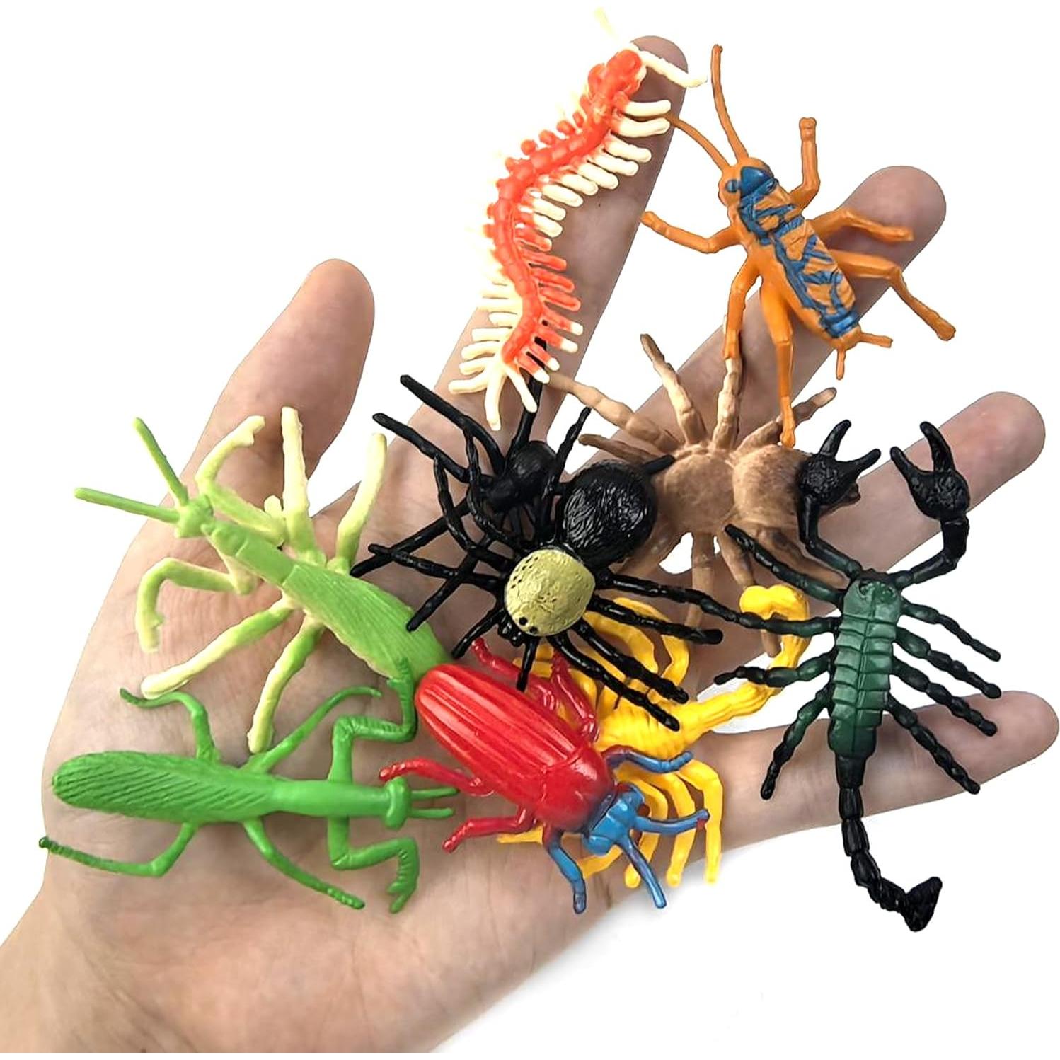 48PCS Juguetes de Insectos Falsos YOOHUA para Niños