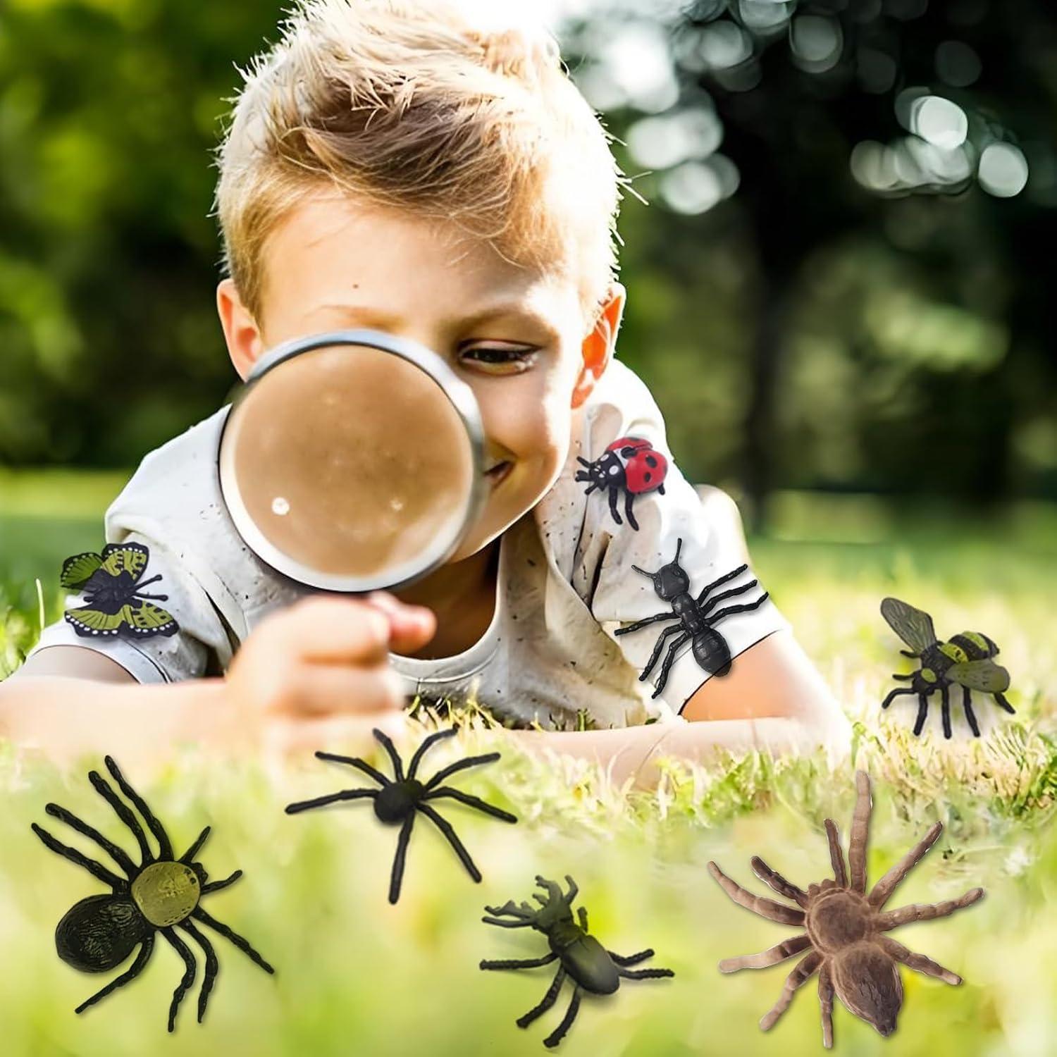 48PCS Juguetes de Insectos Falsos YOOHUA para Niños