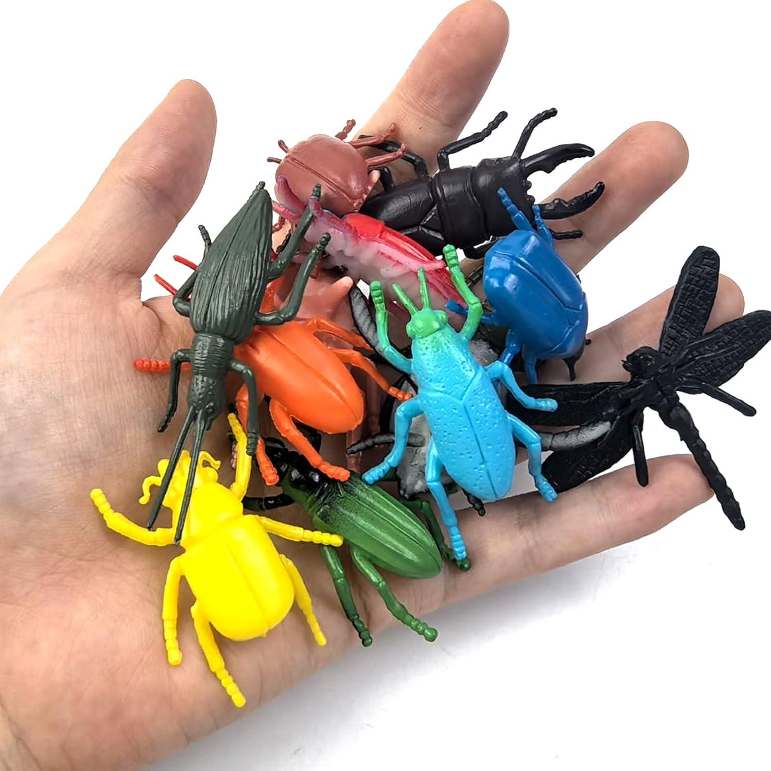 48PCS Juguetes de Insectos Falsos YOOHUA para Niños