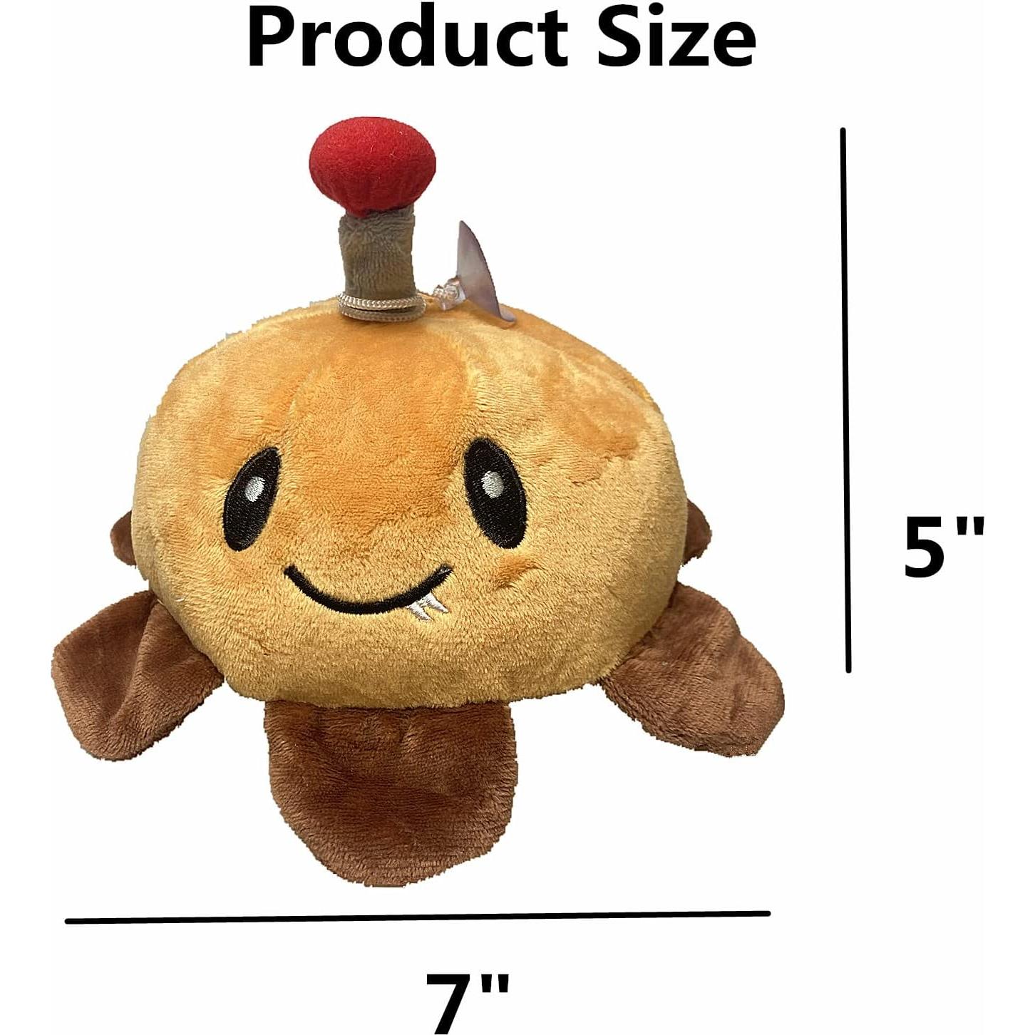 3 Muñecos de Felpa Plants vs Zombies - Patata, Sandía Verde y Helada