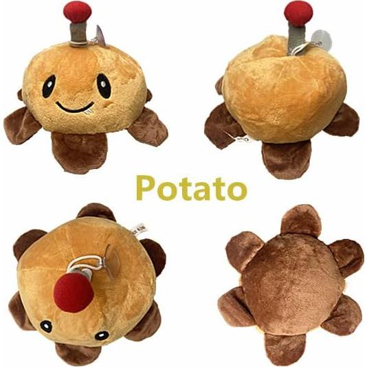 3 Muñecos de Felpa Plants vs Zombies - Patata, Sandía Verde y Helada