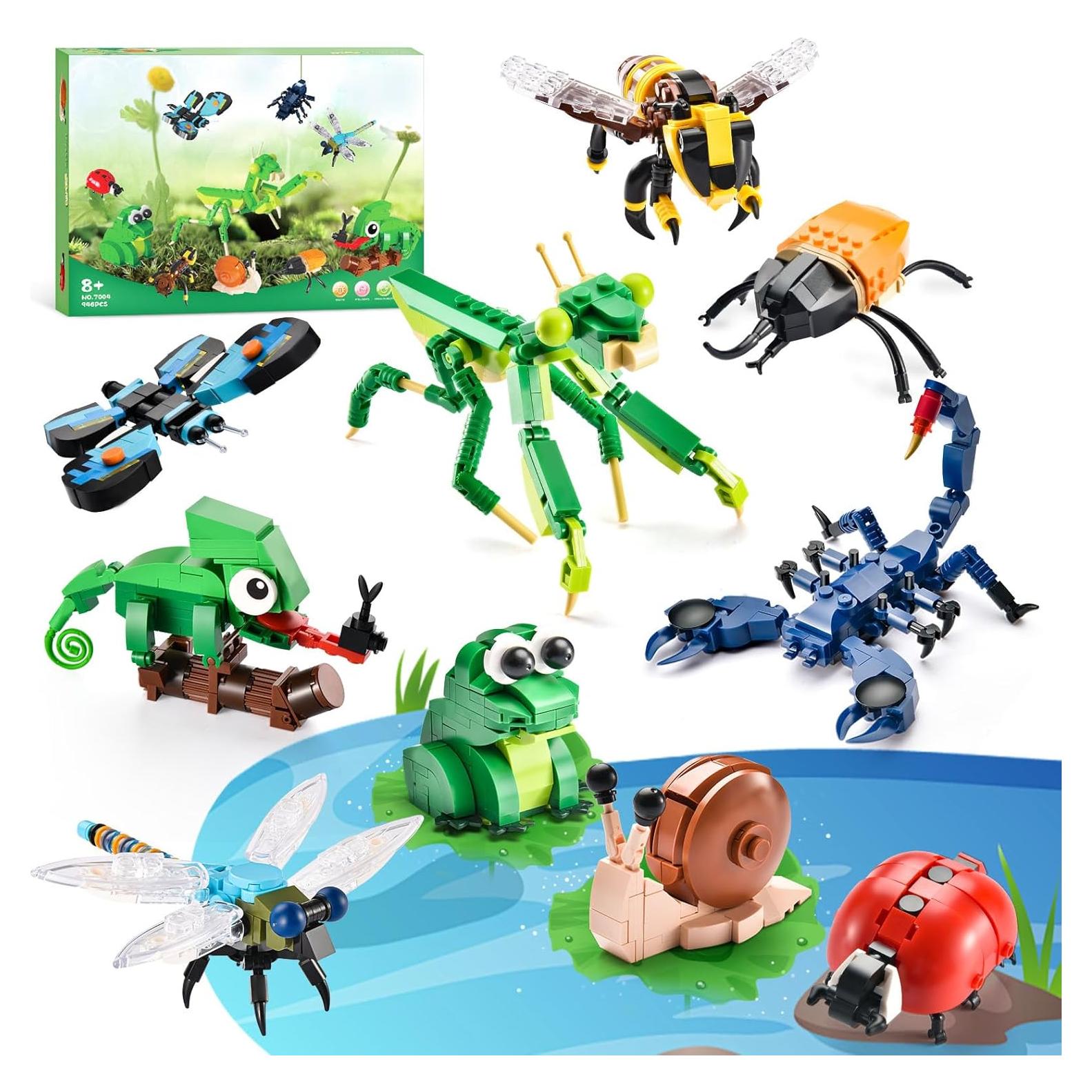 Set de Construcción de Insectos y Reptiles 946PCS Shantou