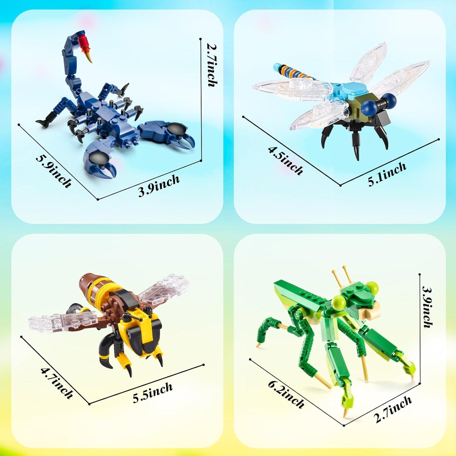 Set de Construcción de Insectos y Reptiles 946PCS Shantou