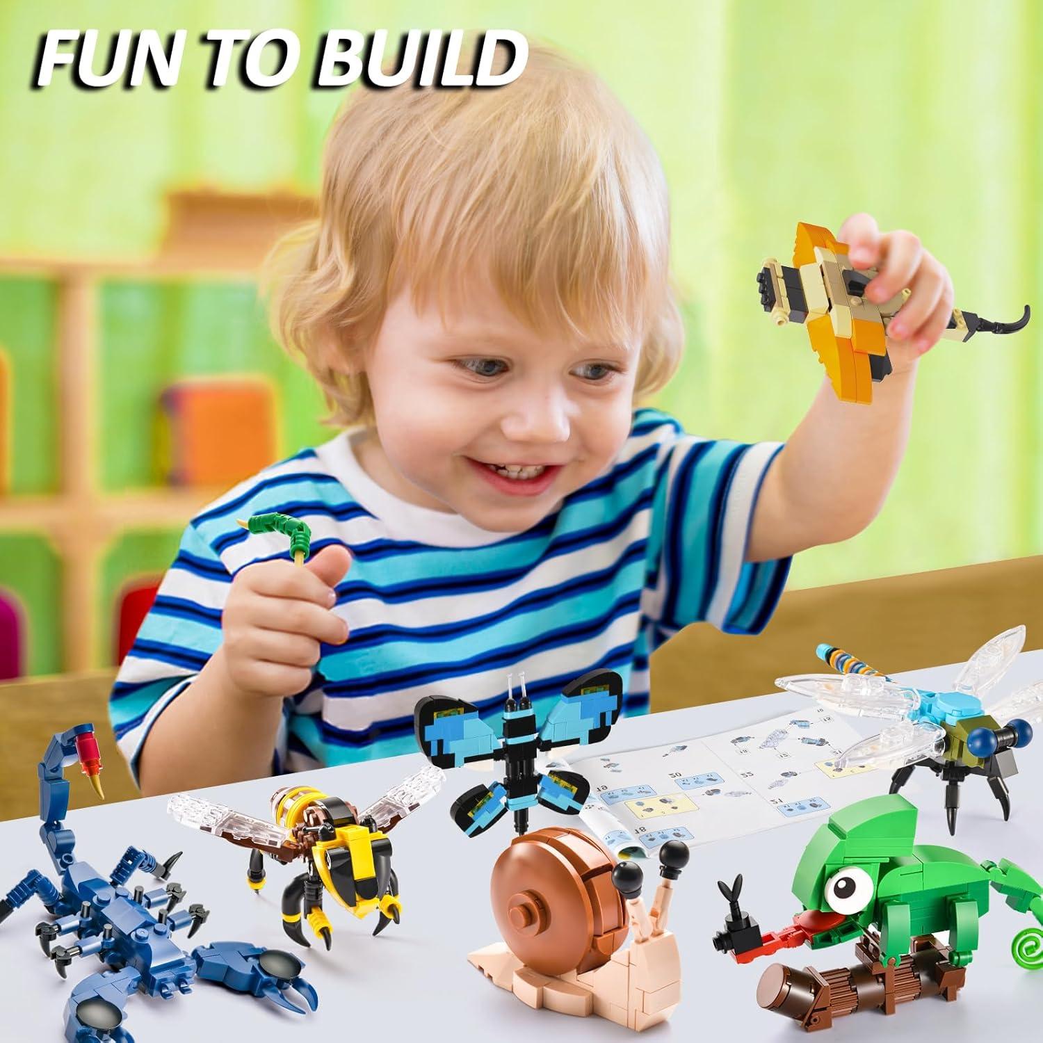 Set de Construcción de Insectos y Reptiles 946PCS Shantou