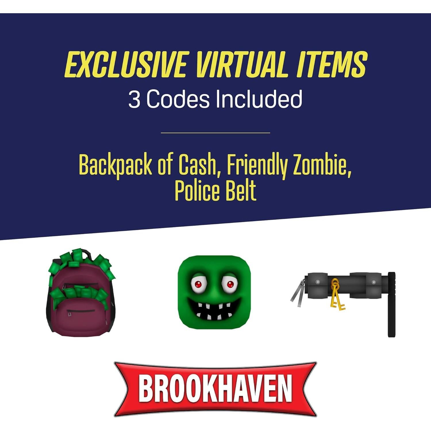 Paquete Coleccionista Brookhaven Jazwares - 3 Códigos + Peluche