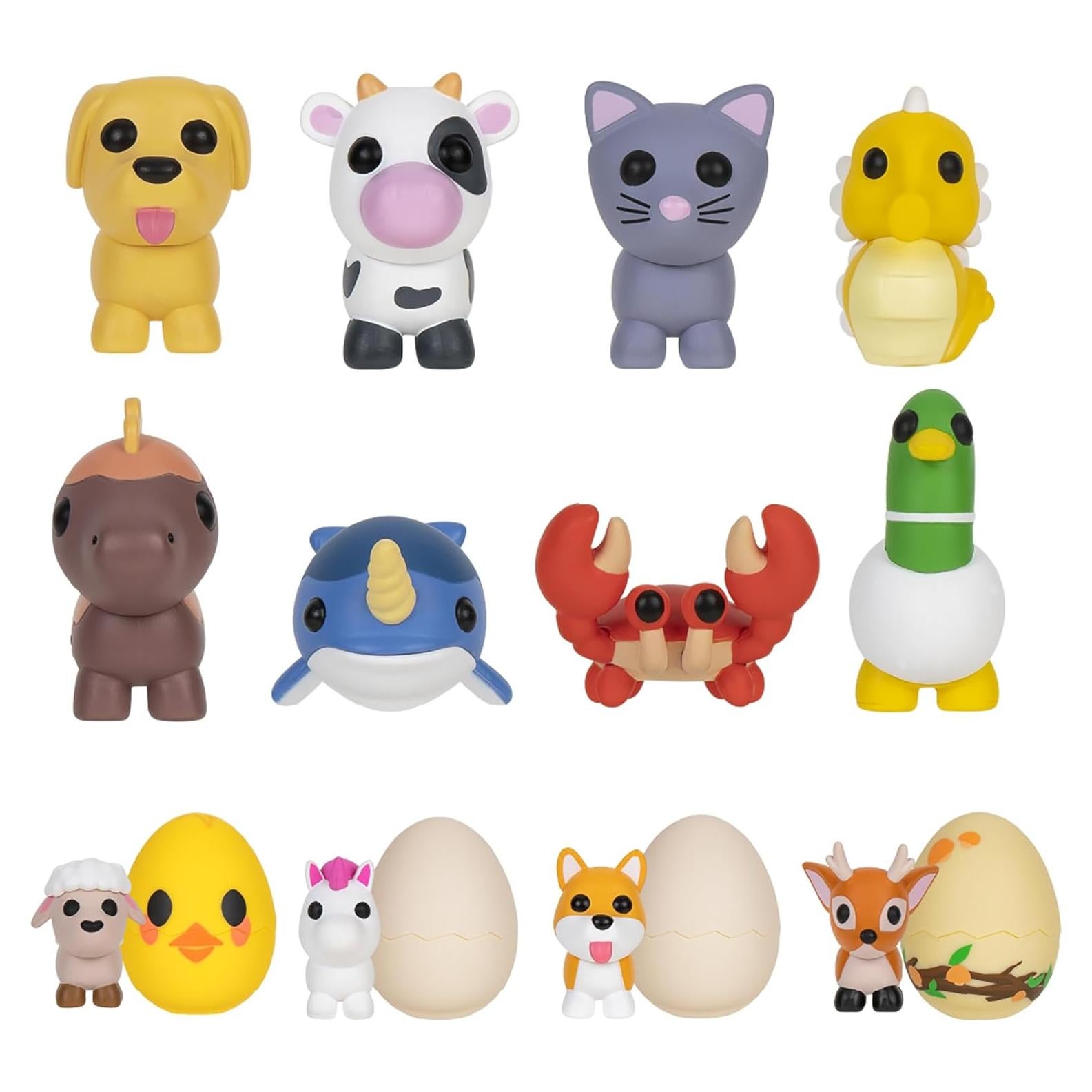 Paquete 10 Mascotas Misteriosas Adopt Me - Serie 1 - Juguetes 5 cm