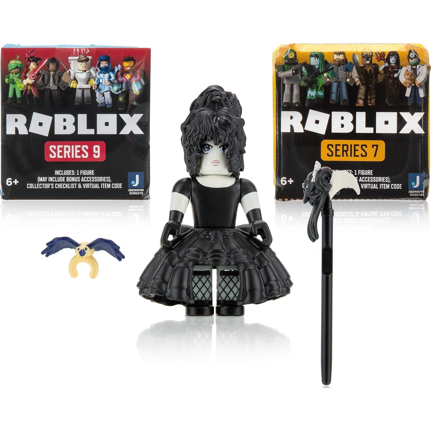 Figuras de Acción Roblox Jazwares - Trexa Princesa Oscura + 2 Figuras Misteriosas