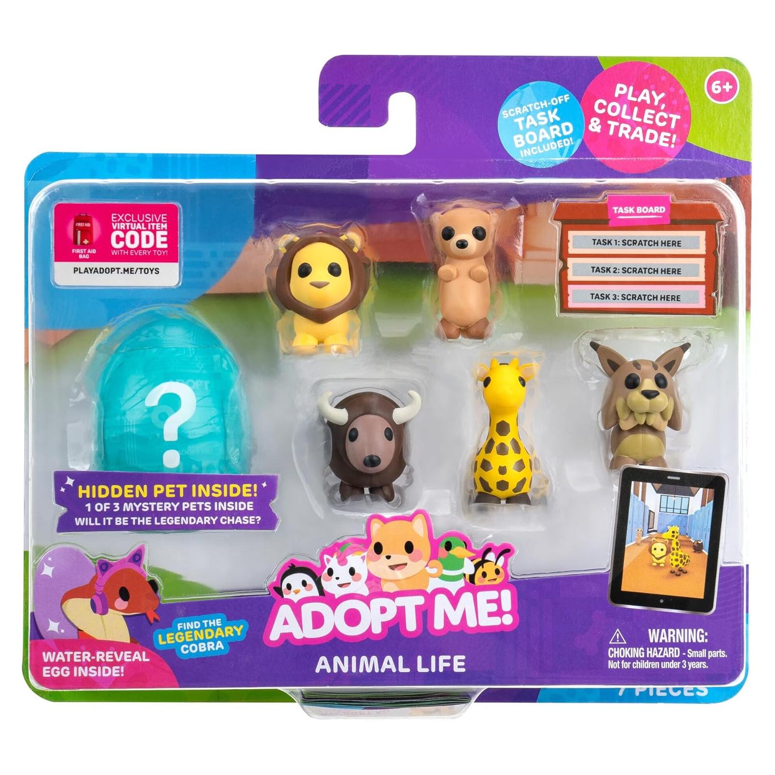 Multipack Mascotas Vida Animal Jazwares - 6 Juguetes Coleccionables