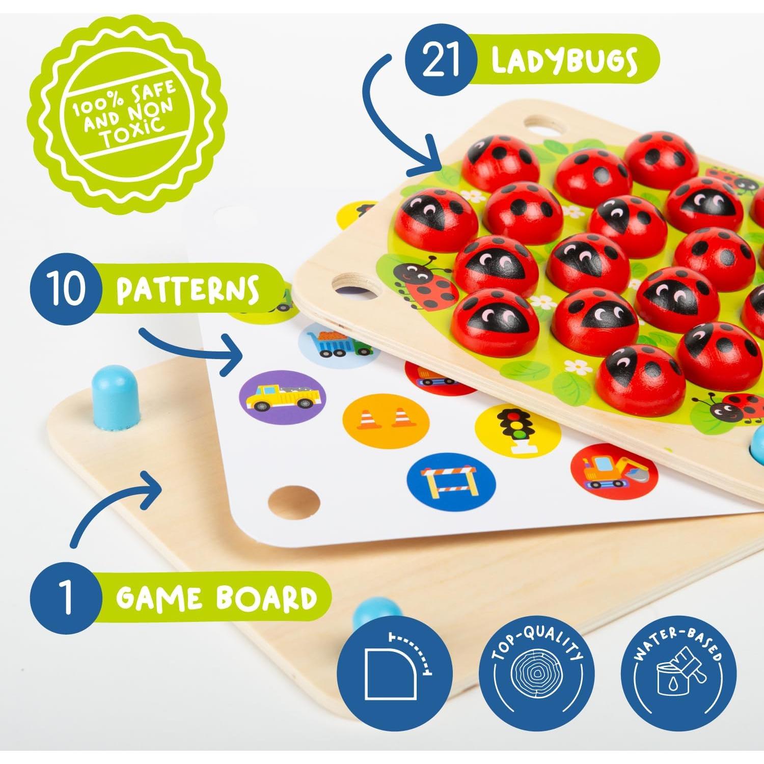 Juego de Memoria Jardín de la Mariquita Nene Toys 20x20cm