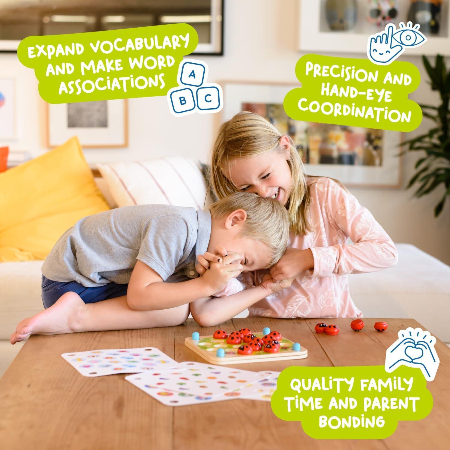 Juego de Memoria Jardín de la Mariquita Nene Toys 20x20cm