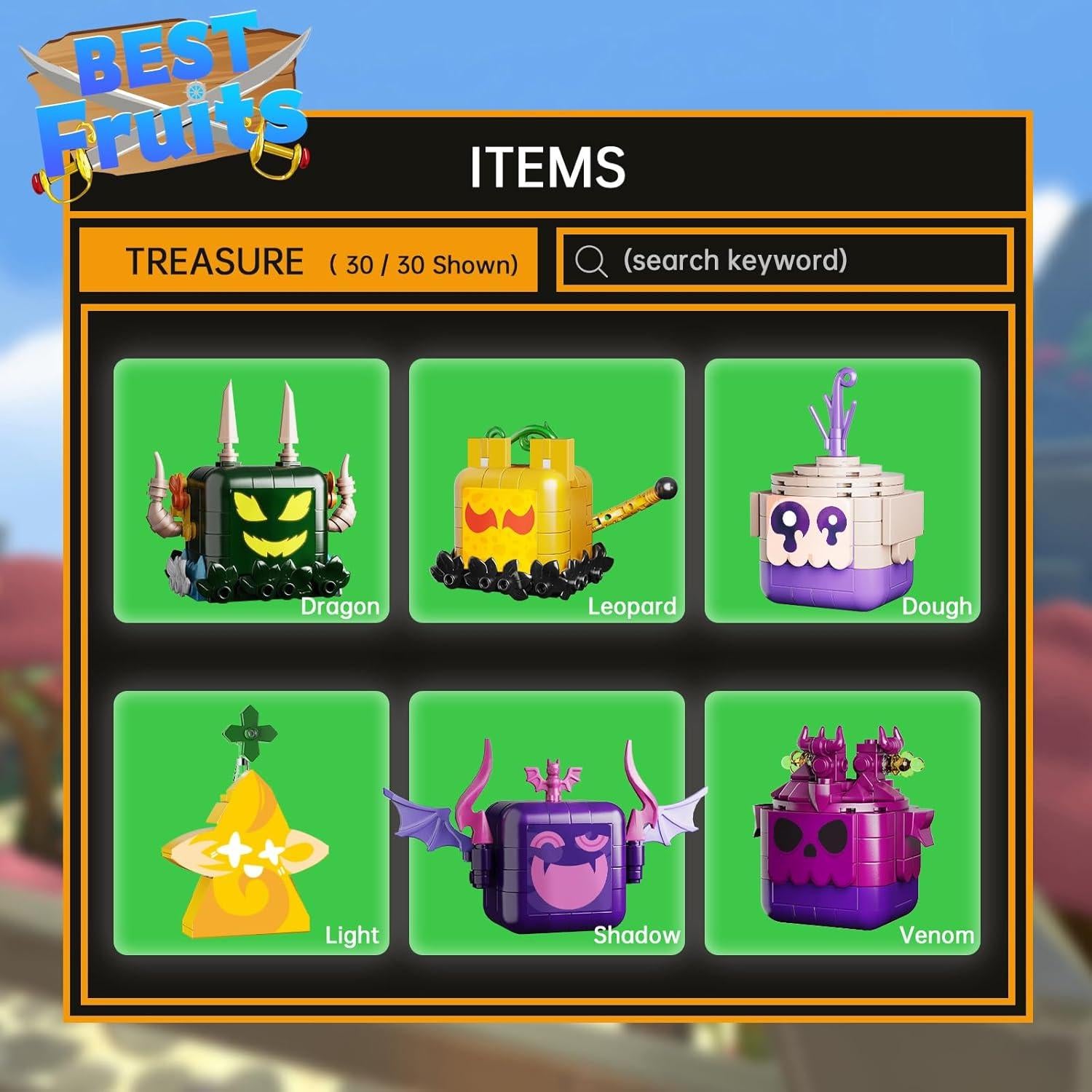 Juegos de Construcción de Frutas Blox - 494 Piezas - Regalo Ideal