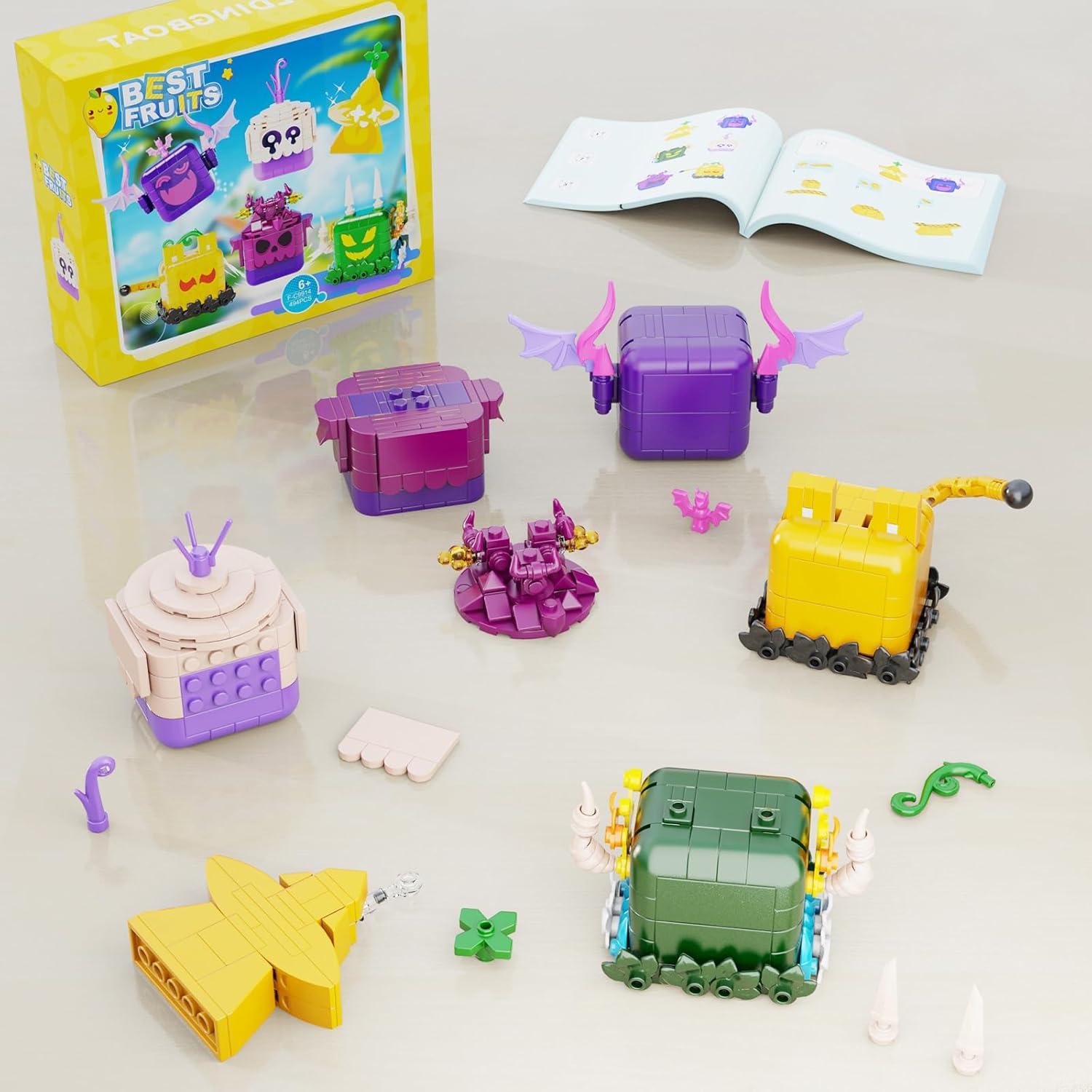Juegos de Construcción de Frutas Blox - 494 Piezas - Regalo Ideal