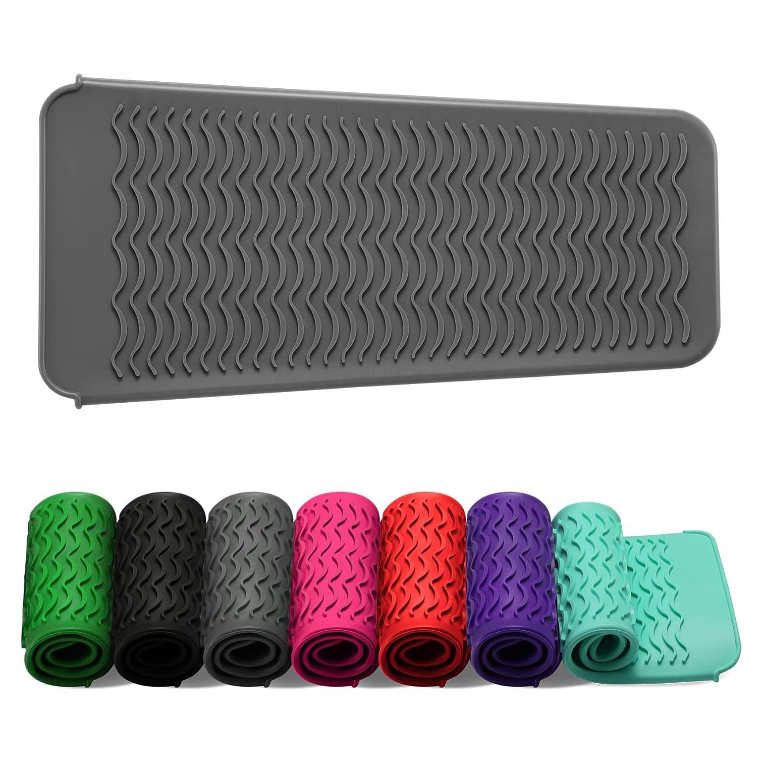 Almohadilla de Silicona ZAXOP Resistente al Calor Gris