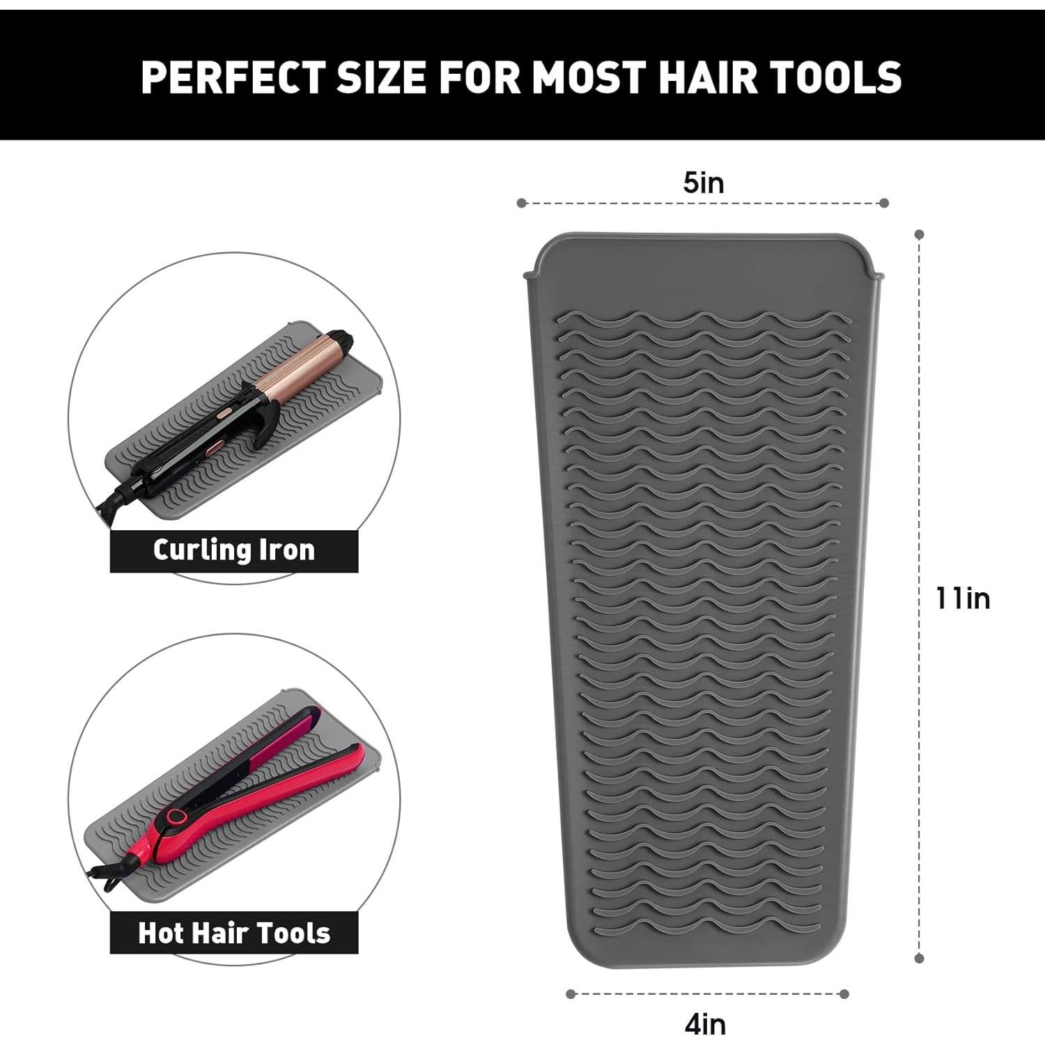 Almohadilla de Silicona ZAXOP Resistente al Calor Gris