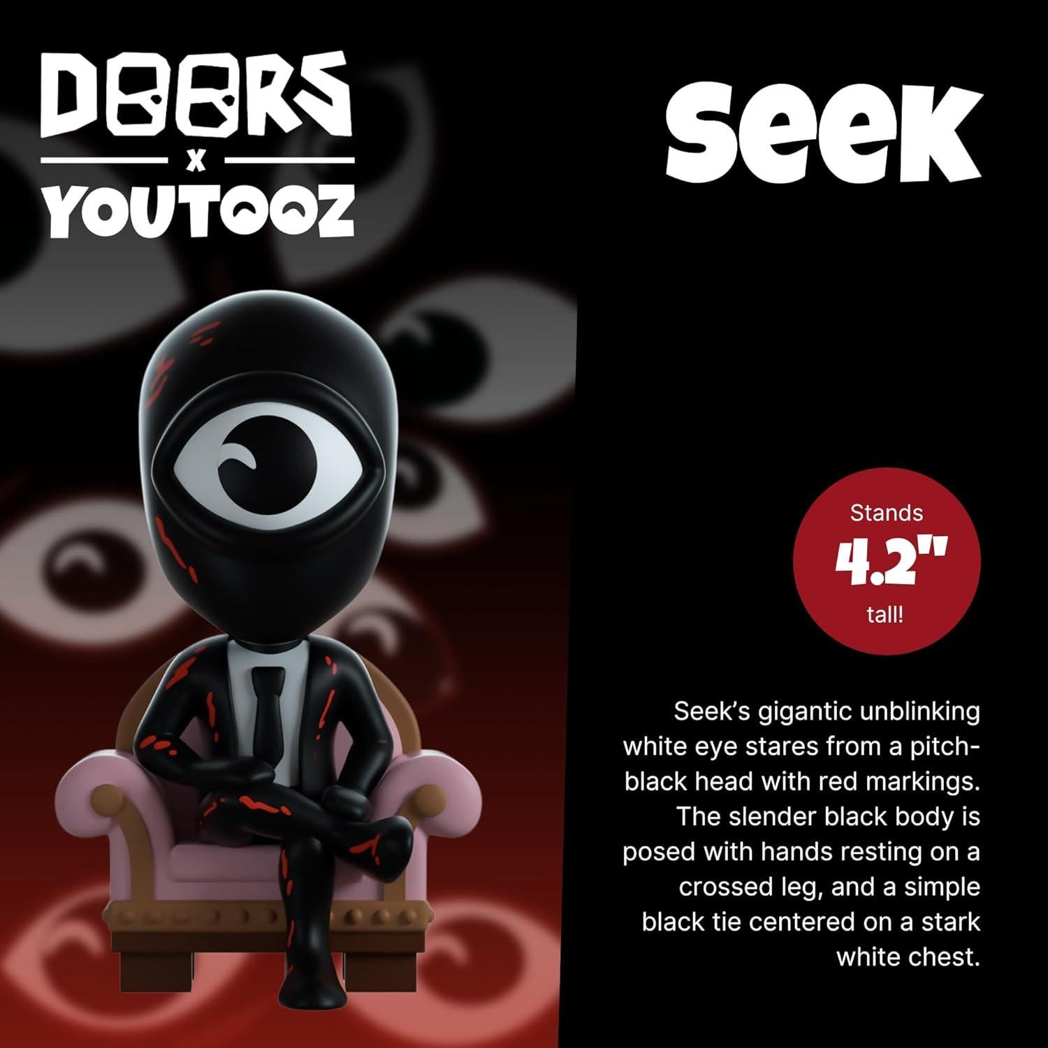 Figura coleccionable Youtooz Seek 10.67 cm Vinilo Negro