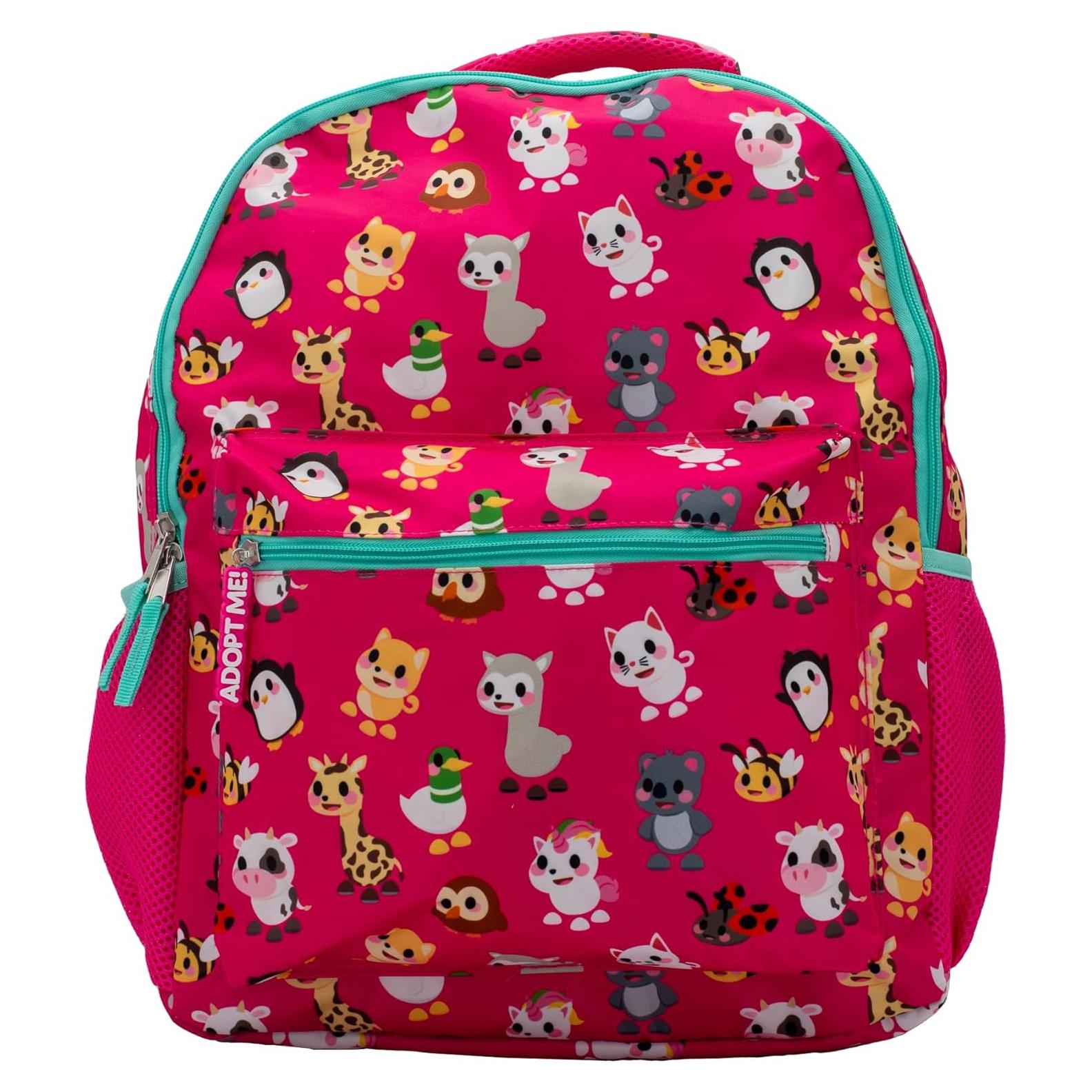 Mochila Escolar Roblox Adopt Me Niñas 40.64 cm Rosa