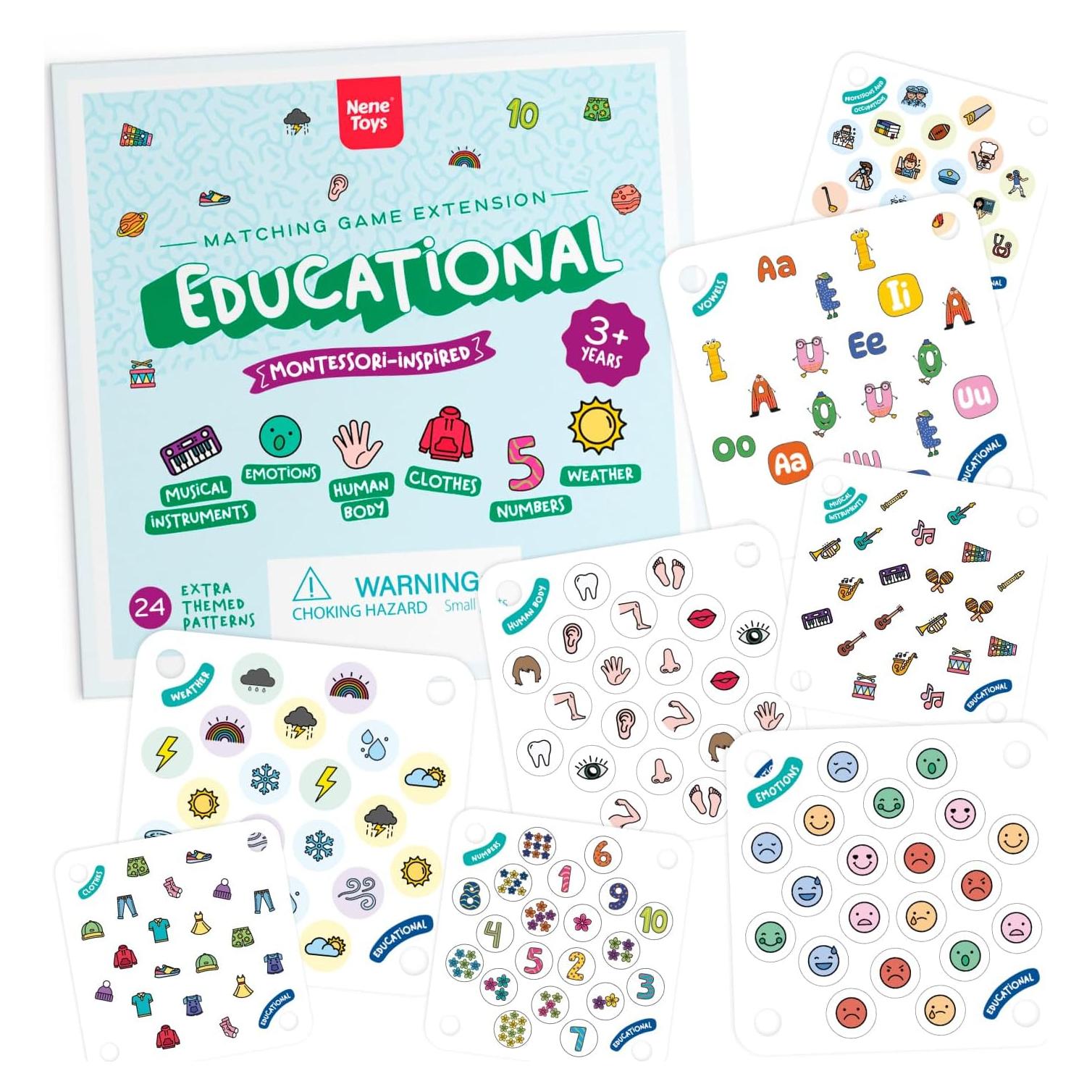 Tarjetas de Memoria Nene Toys - 24 Patrones Educativos