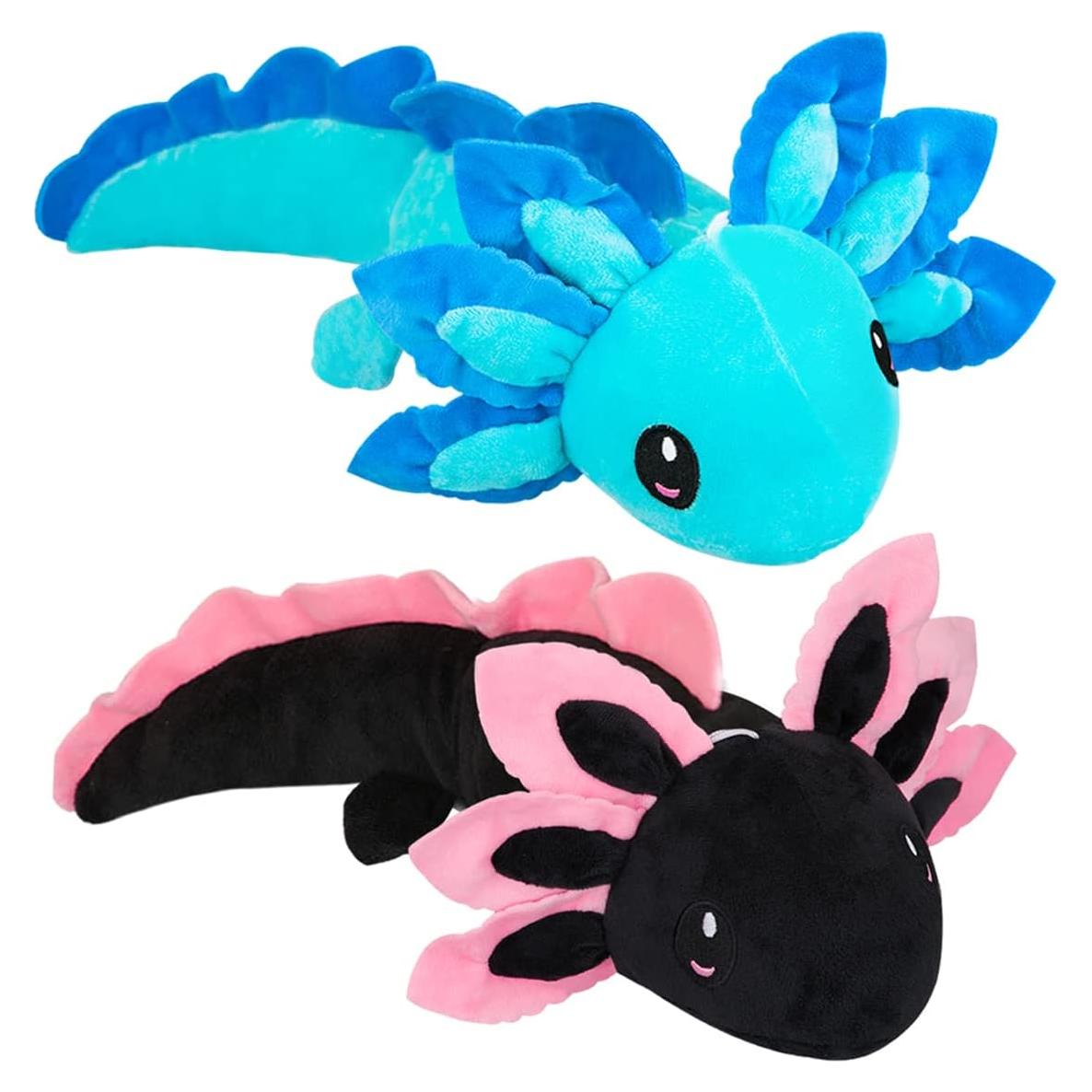 Juguete de Peluche Axolote ZEKLZD 35cm Azul y Negro
