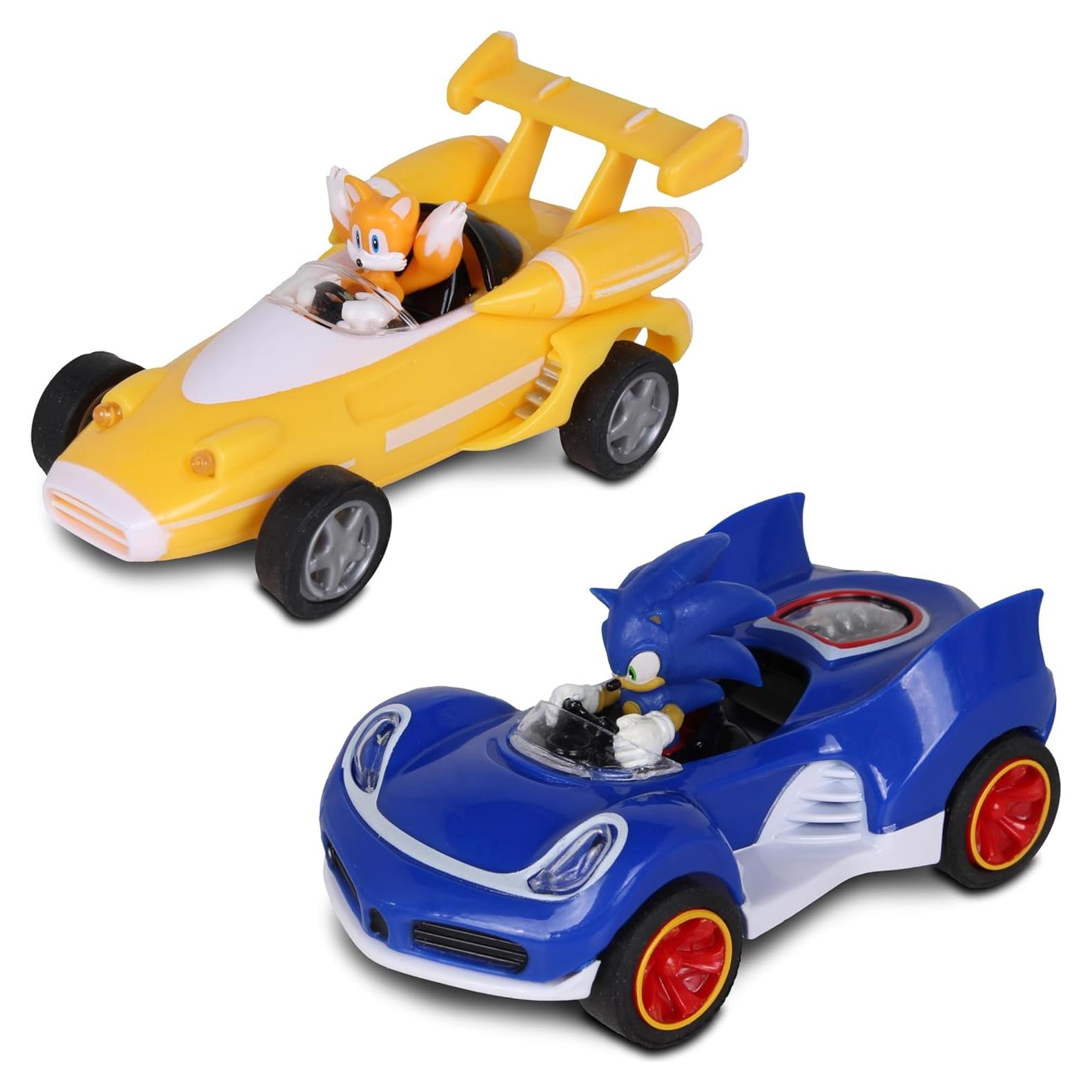 Vehículos de Juguete NKOK Sonic y Tails - 2 Pack Sin Baterías