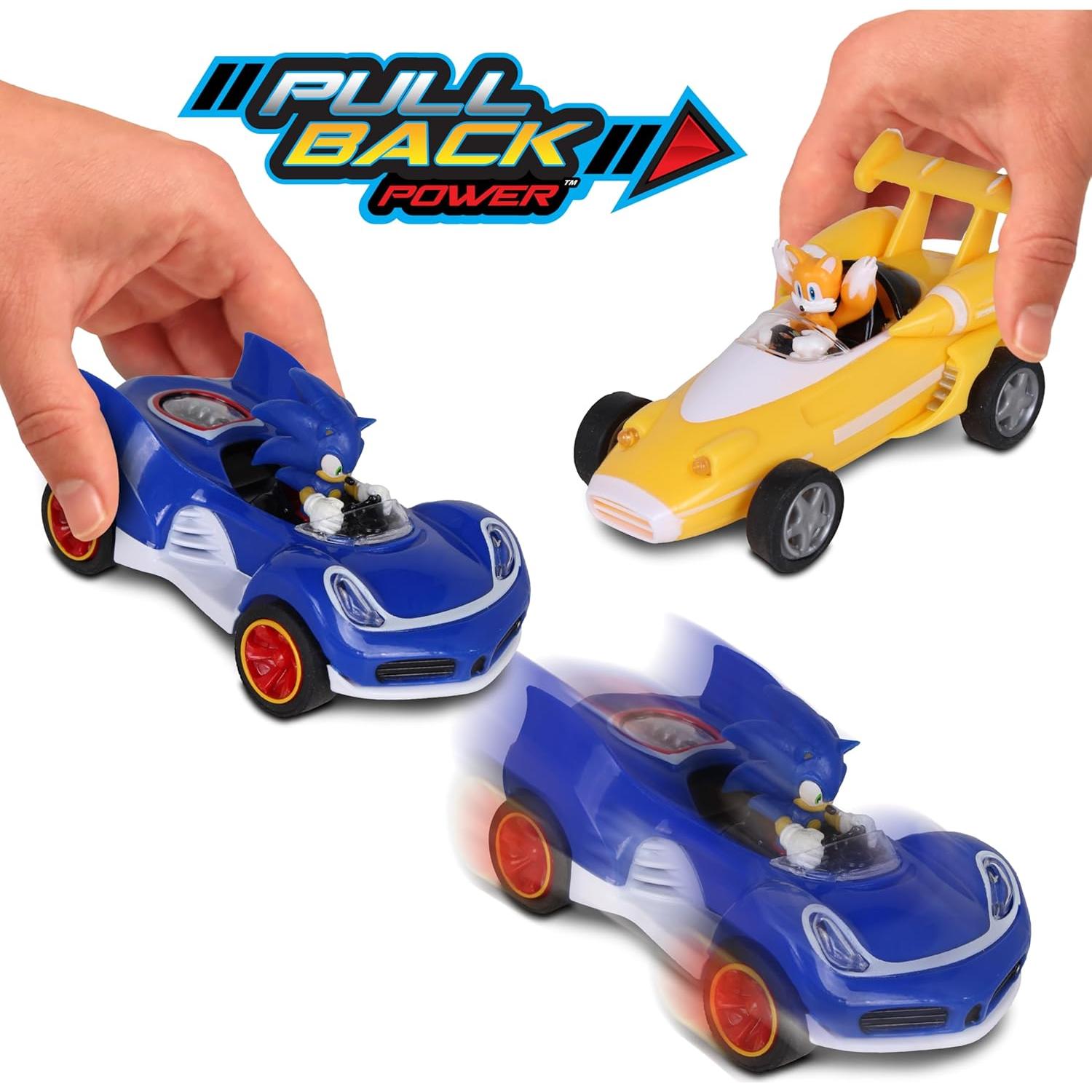 Vehículos de Juguete NKOK Sonic y Tails - 2 Pack Sin Baterías