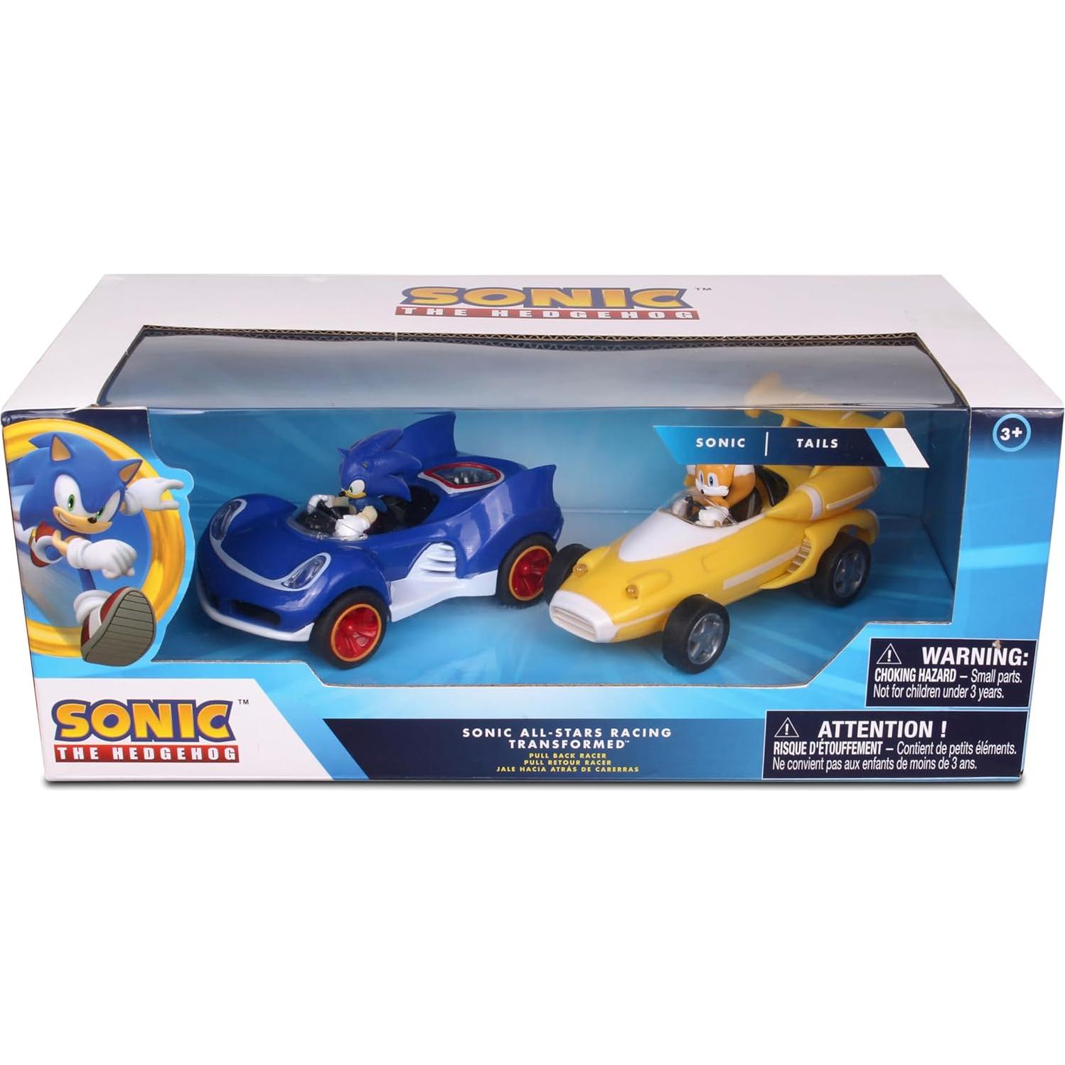 Vehículos de Juguete NKOK Sonic y Tails - 2 Pack Sin Baterías