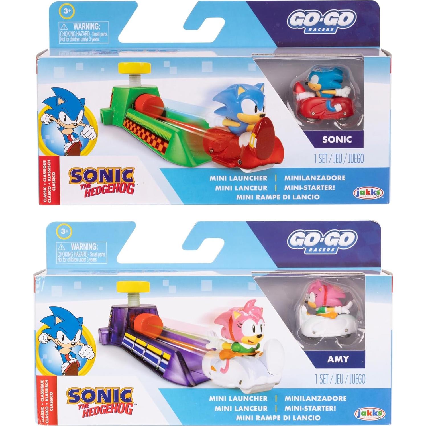 Vehículos de Juguete Sonic The Hedgehog - Paquete de 2 Go Go Racers