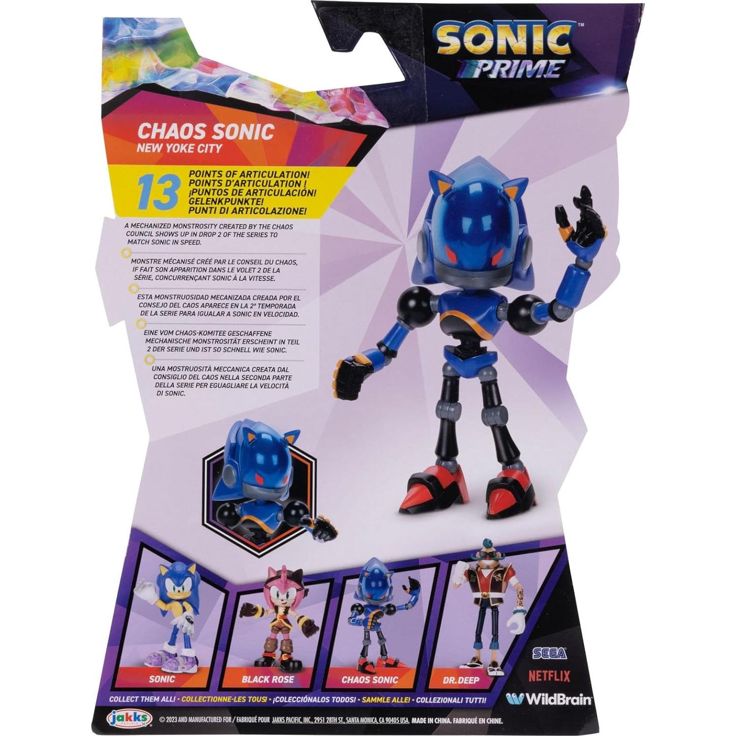 Figura de acción Chaos Sonic 12.7 cm - Jakks Pacific