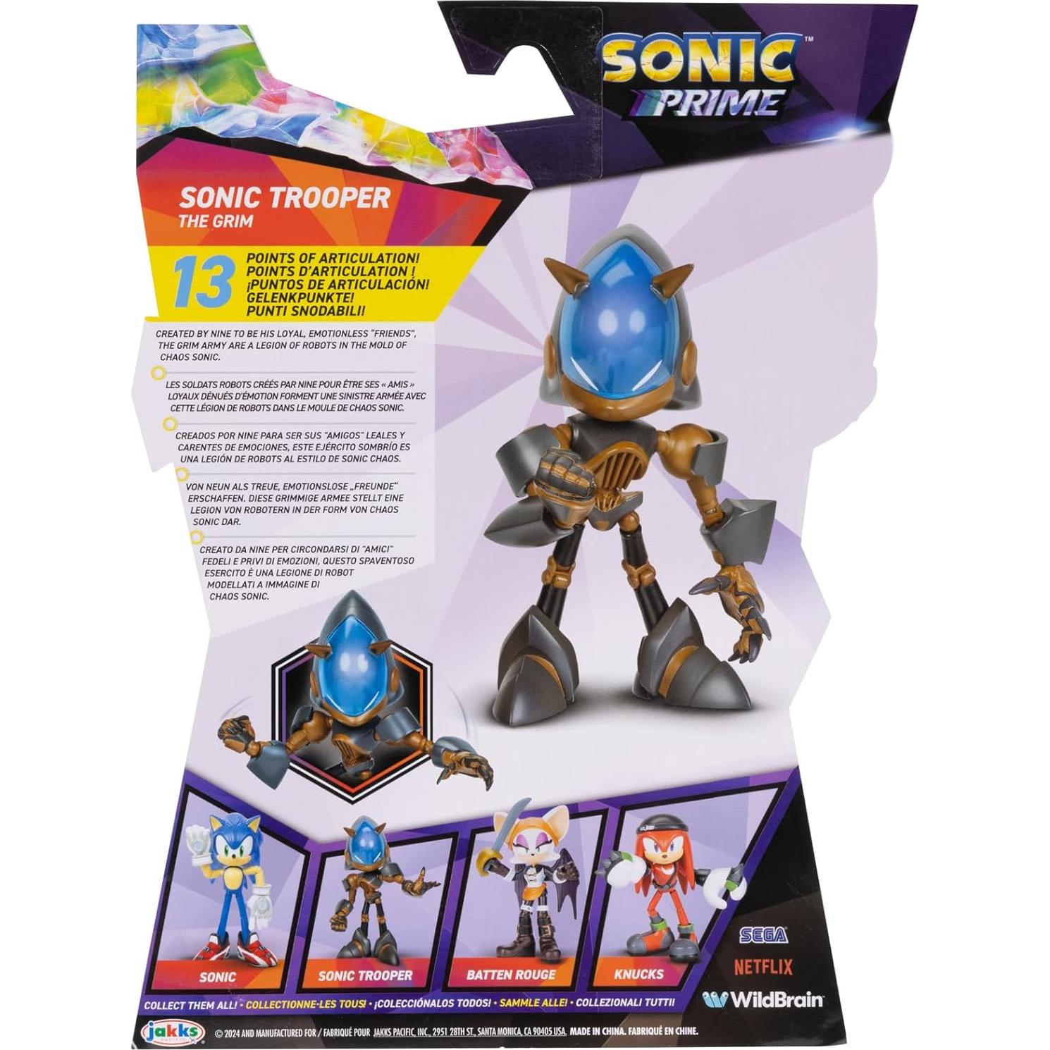 Figura de Acción Sonic Trooper 12.7 cm Jakks Pacific 13 Puntos