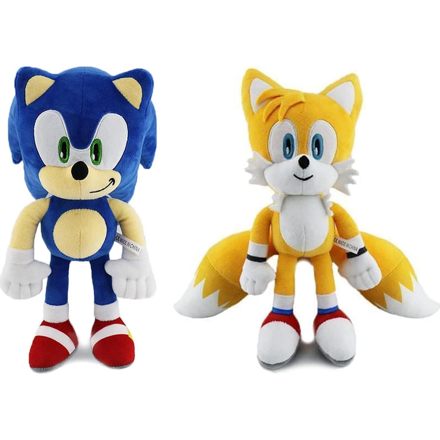 Muñeco de Peluche Sonic 2 - 30.48 cm - SHIRIA - 2 Piezas