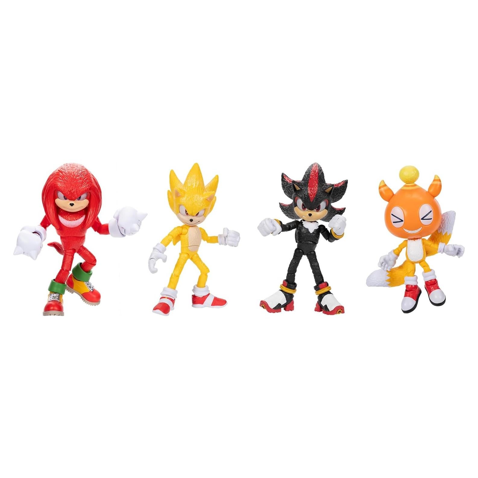 Figuras de acción Sonic 3 Jakks Pacific - Paquete de 4