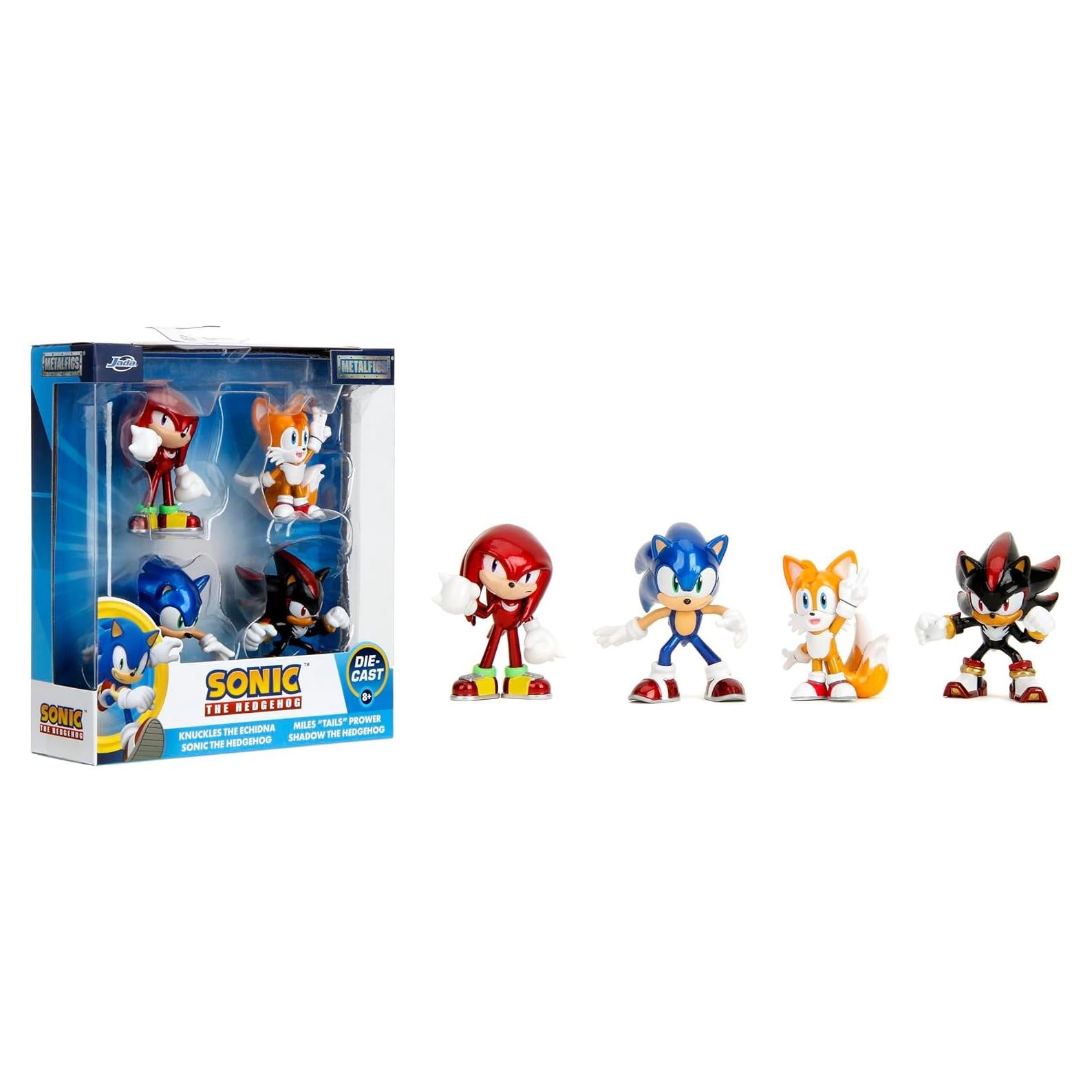 Figuras MetalFigs Sonic The Hedgehog Jada Toys 4-Pack 6.35 cm