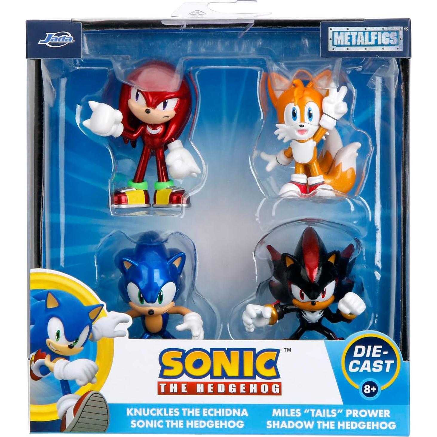 Figuras MetalFigs Sonic The Hedgehog Jada Toys 4-Pack 6.35 cm