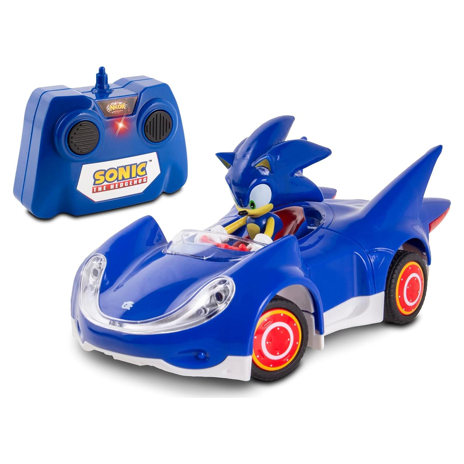 Coche RC Sonic 1:28 NKOK 2.4GHz Licencia Oficial Sega