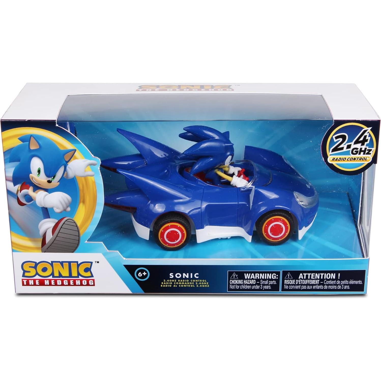 Coche RC Sonic 1:28 NKOK 2.4GHz Licencia Oficial Sega