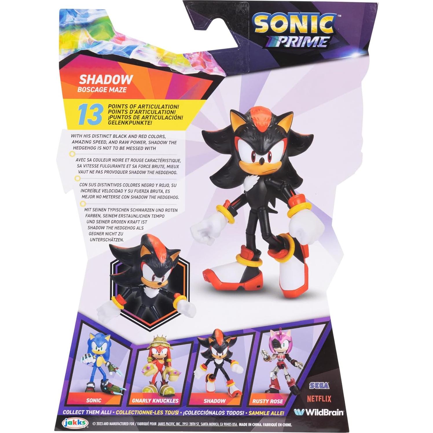 Figura de Acción Articulada Shadow Sonic Prime 12.7 cm