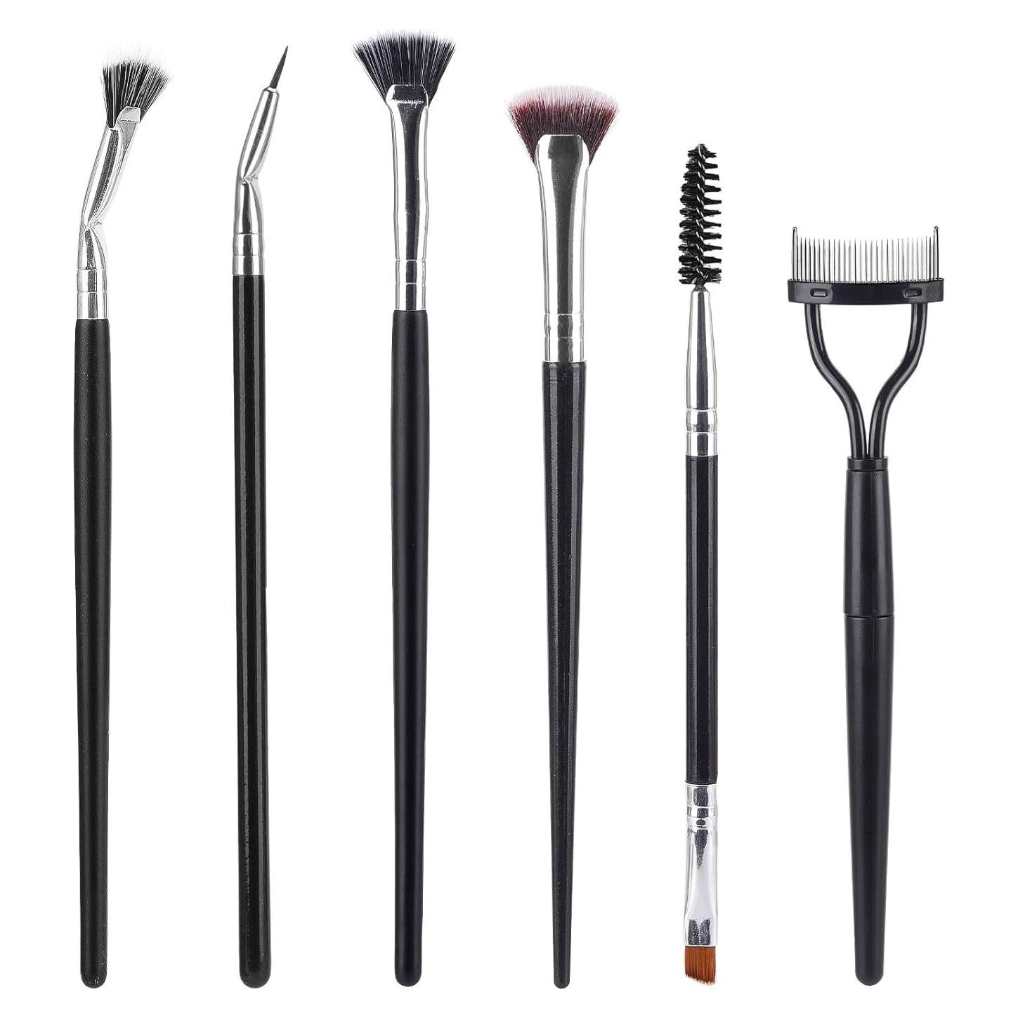 Juego de 6 Cepillos de Maquillaje de Ojos LoveBB