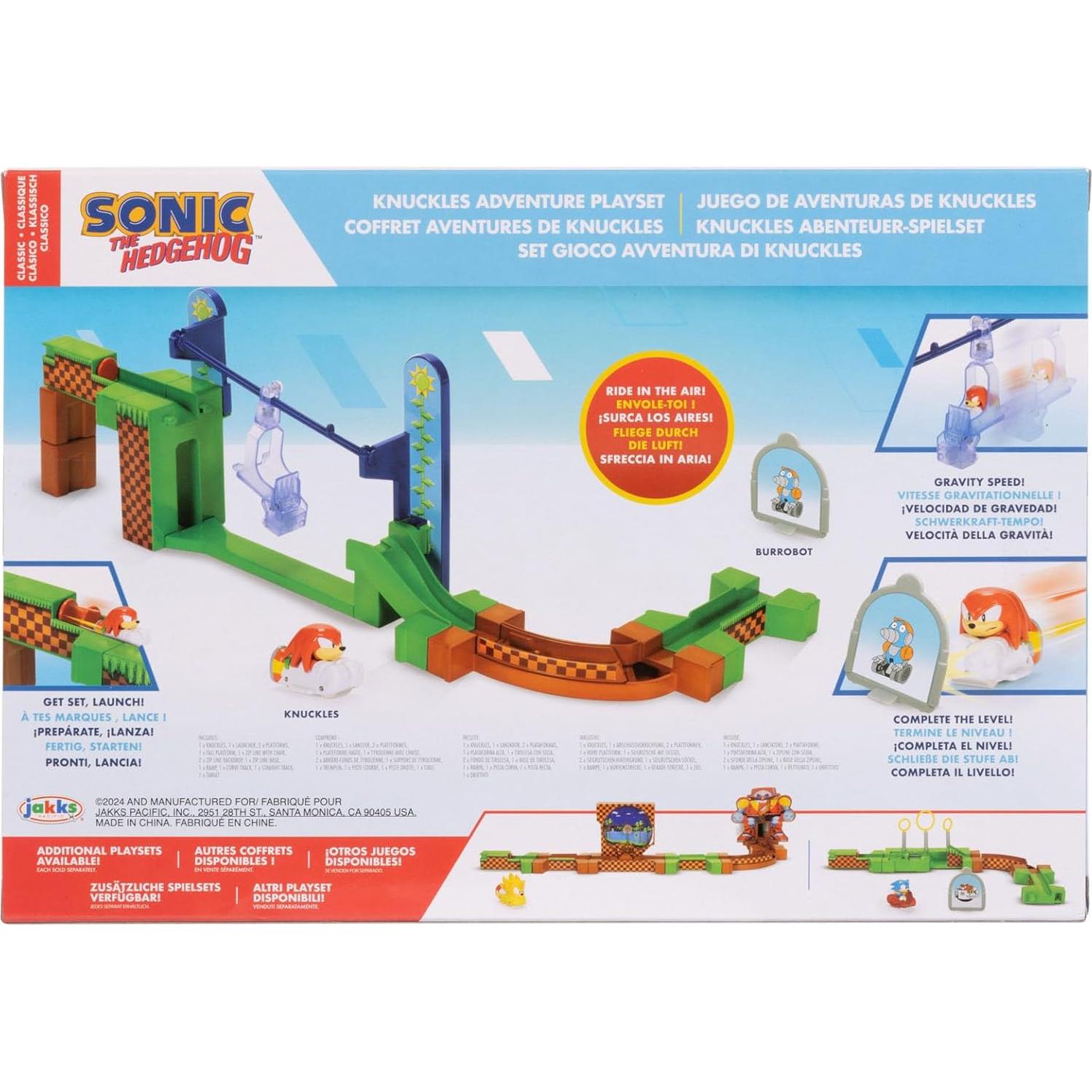 Juego de Pista Aventura Knuckles Sonic - Jakks Pacific