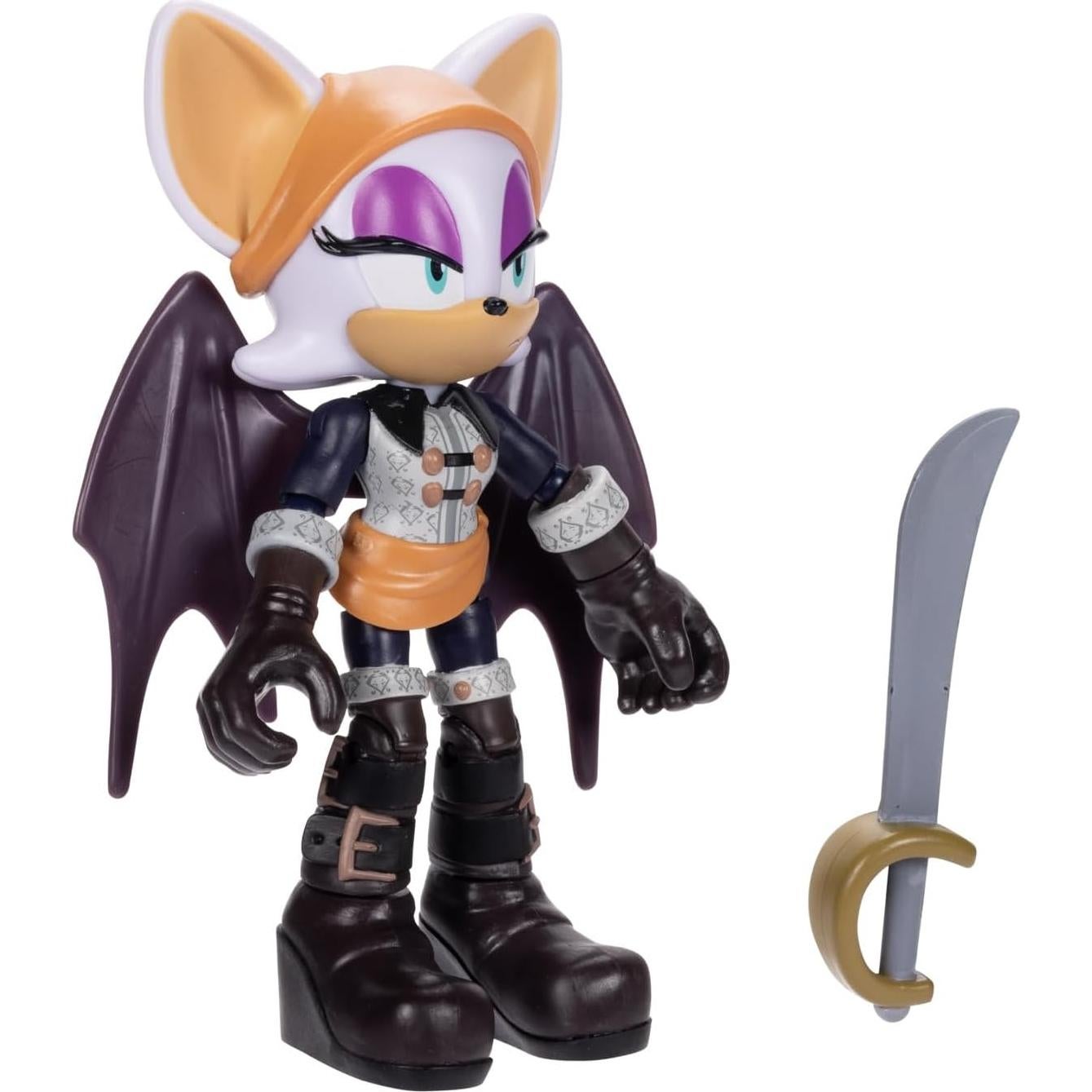 Figura de Acción Batten Rouge Sonic Prime 12.7 cm 15 Puntos Articulación