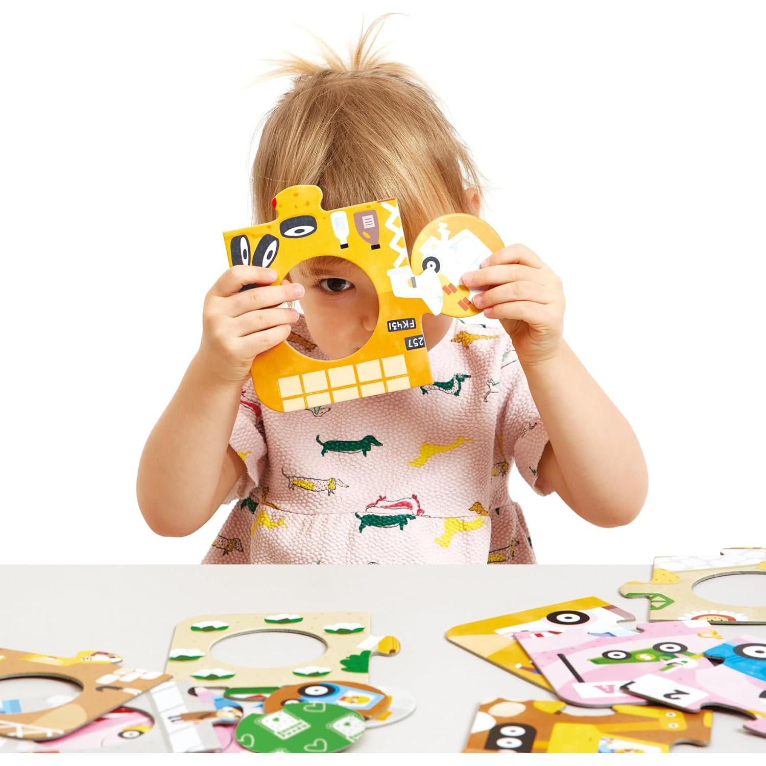 Rompecabezas de Emparejar Vehículos Banana Panda 6 Piezas