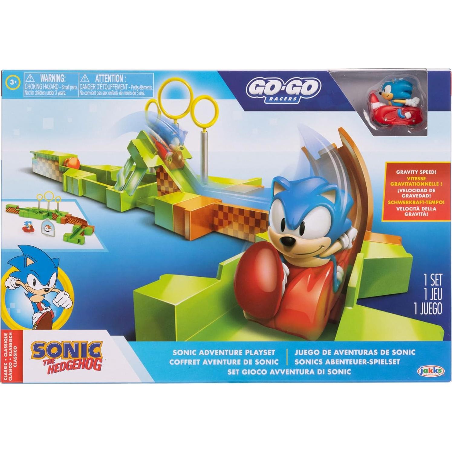 Juego de Pista Sonic Aventura JAKKS Pacific 25.4x8.26 cm