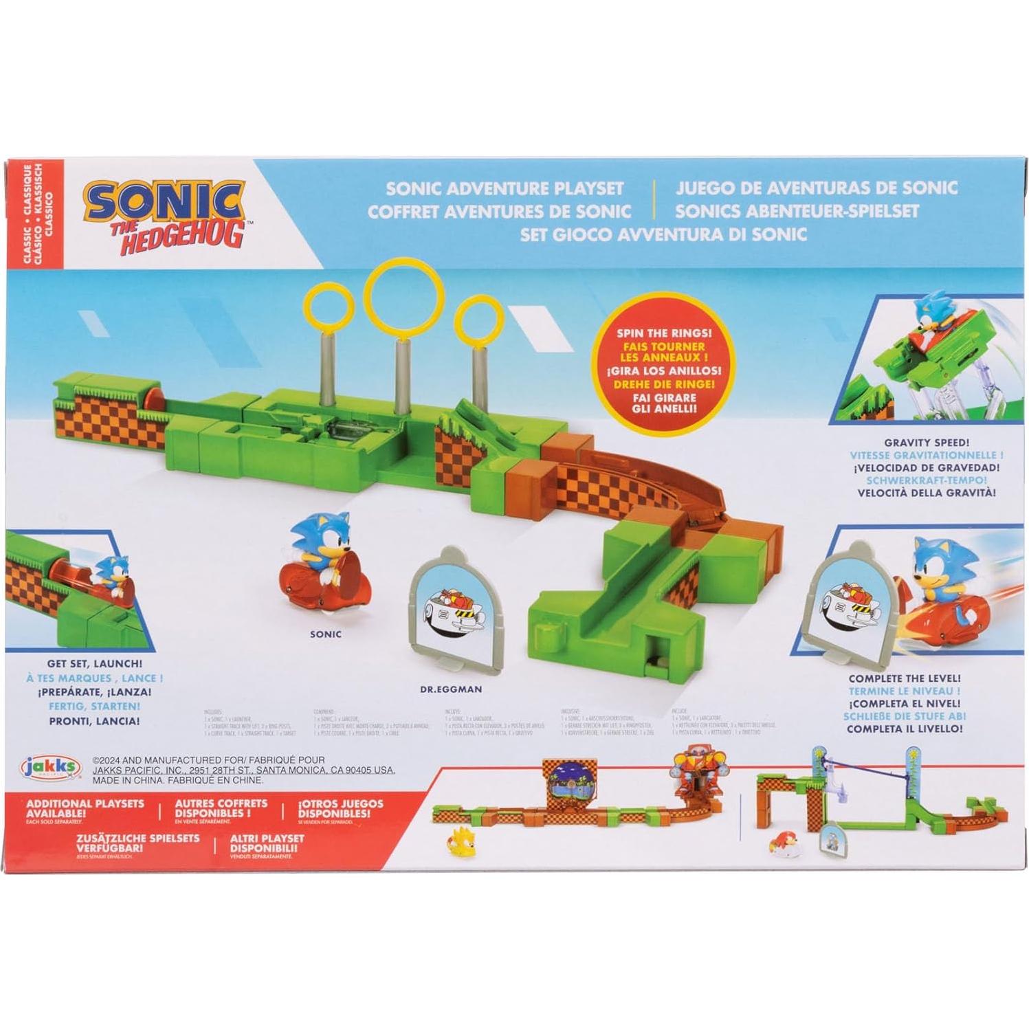 Juego de Pista Sonic Aventura JAKKS Pacific 25.4x8.26 cm