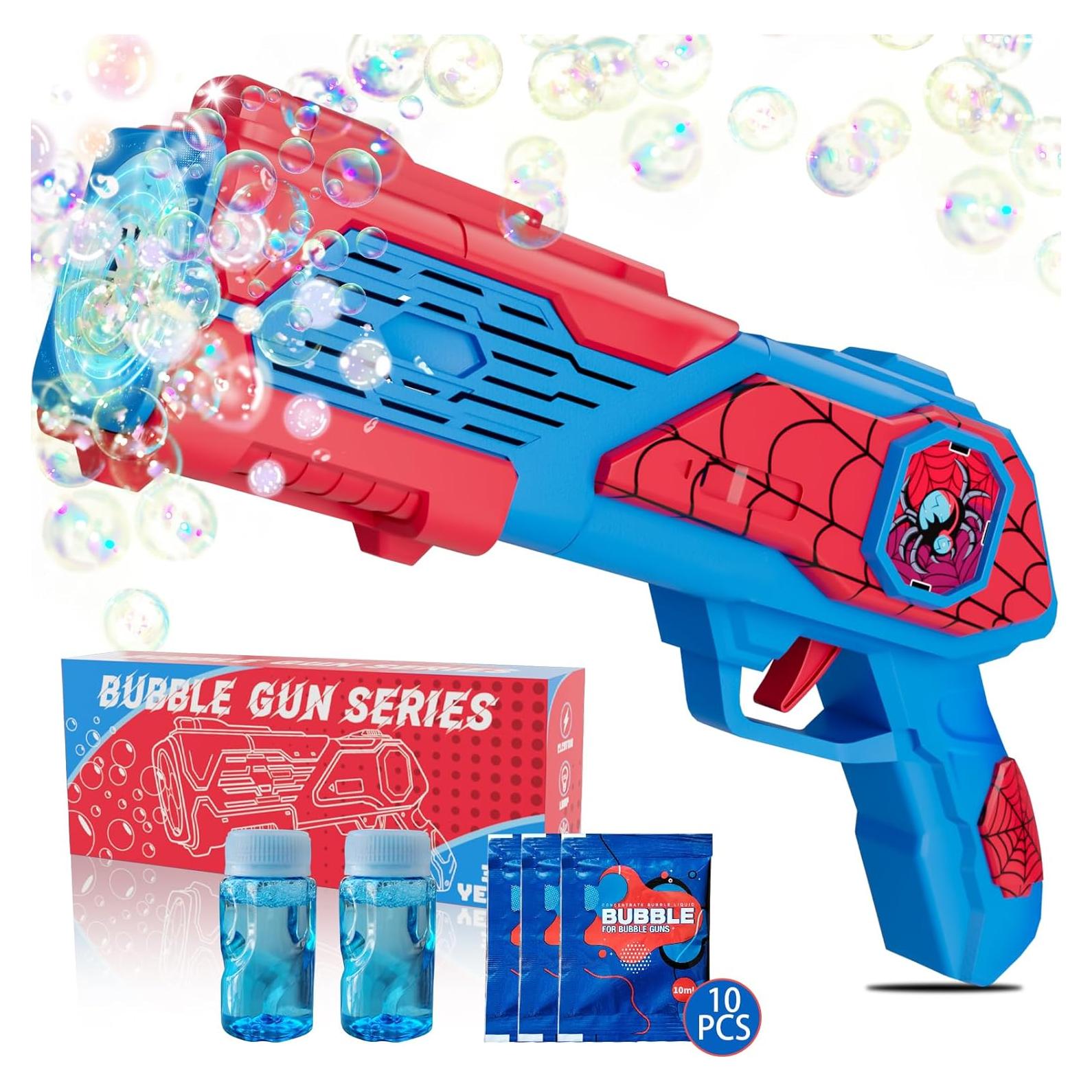 Pistola de Burbuja Spider Amiabling para Niños 3+ Años