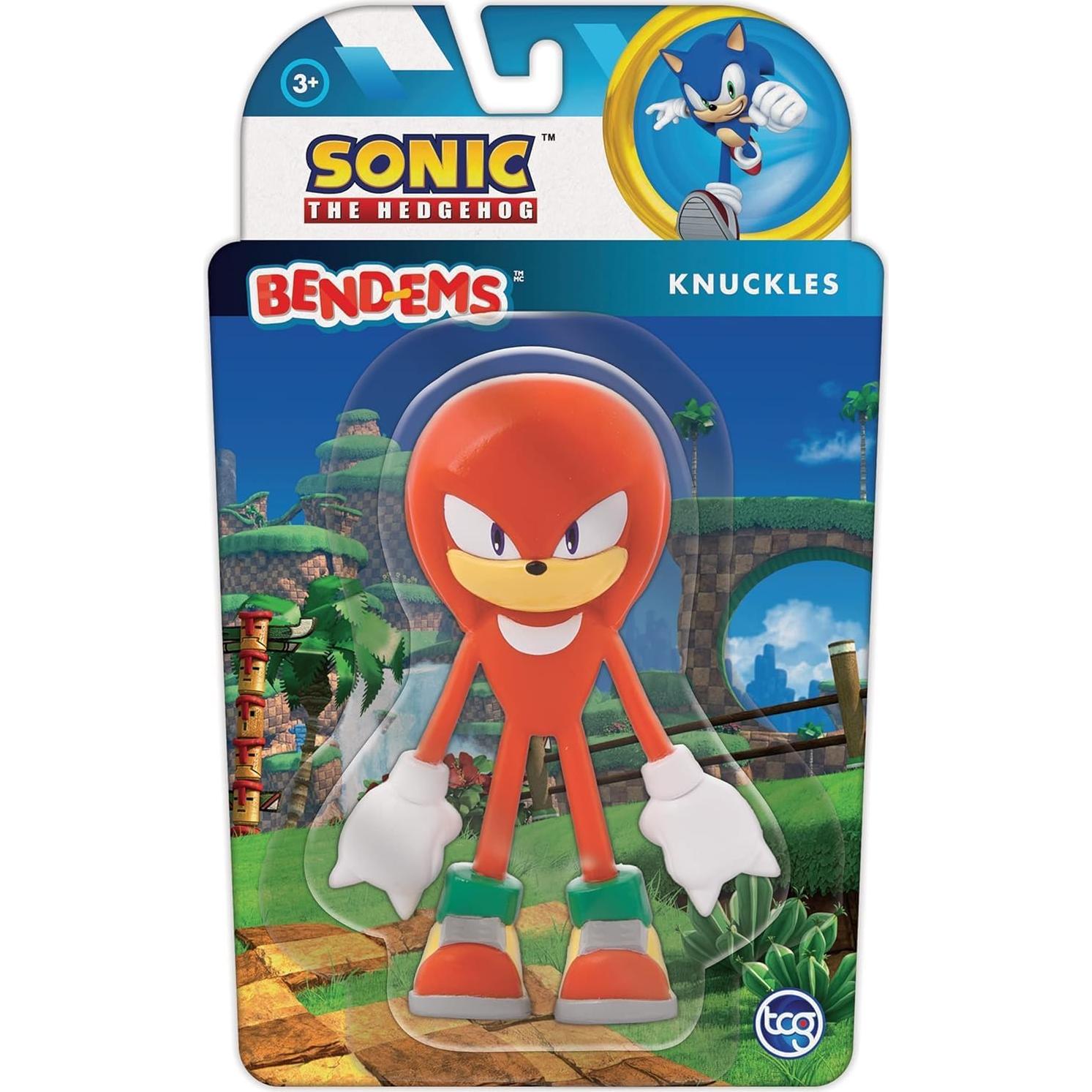 Figura de acción Knuckles Sonic The Hedgehog - Flexible 20.3 cm