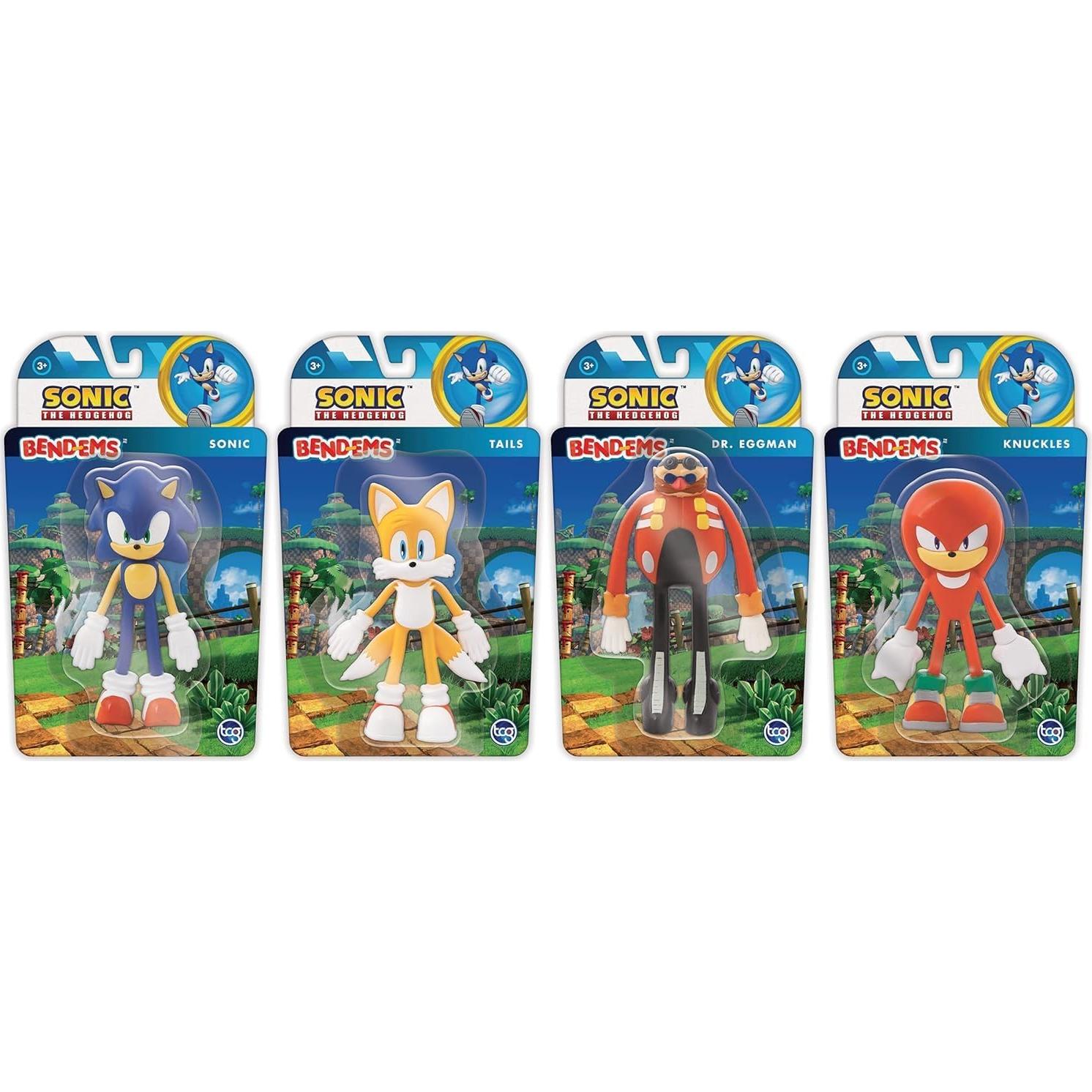 Figura de acción Knuckles Sonic The Hedgehog - Flexible 20.3 cm