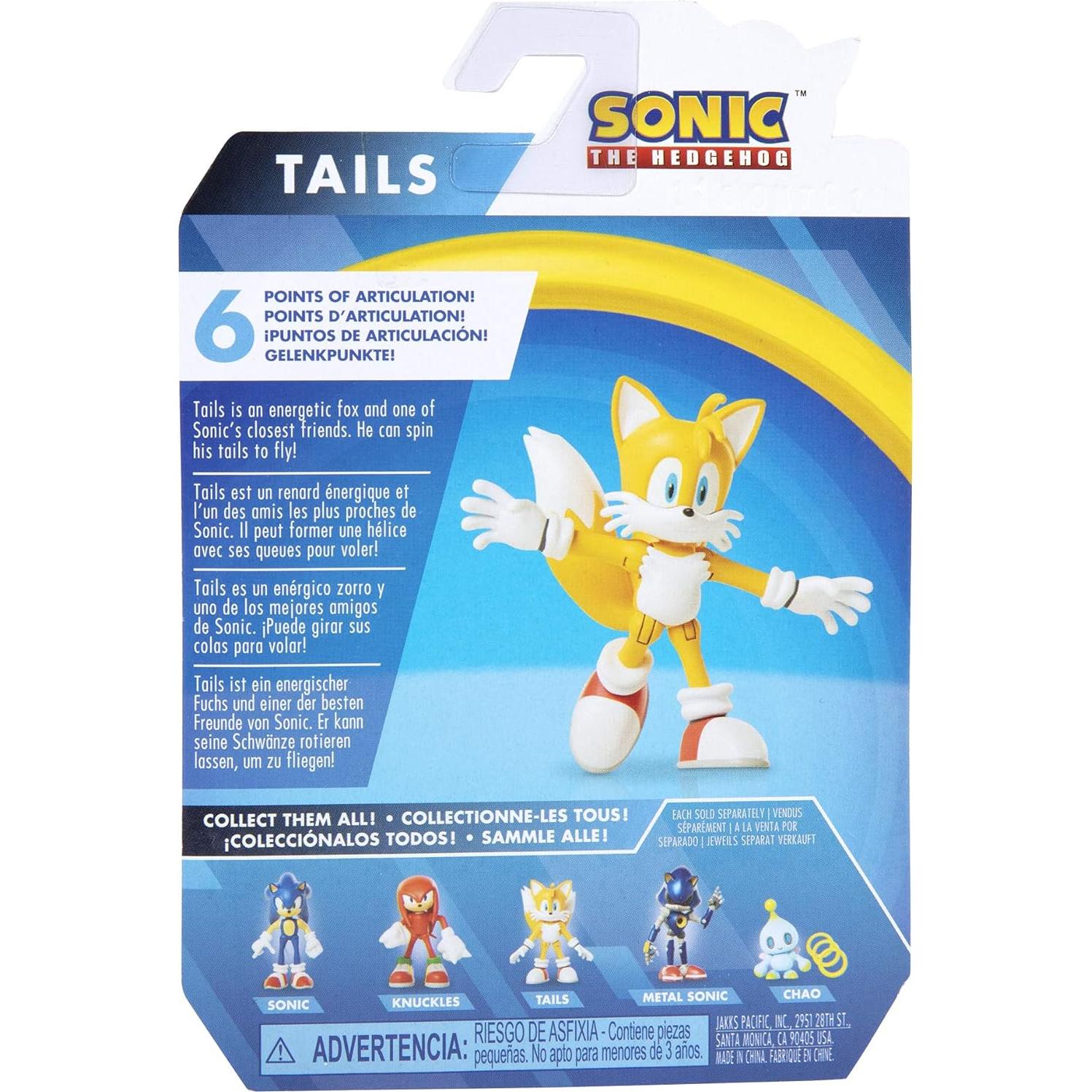 Figura de Acción Sonic The Hedgehog Tails 6 cm Coleccionable