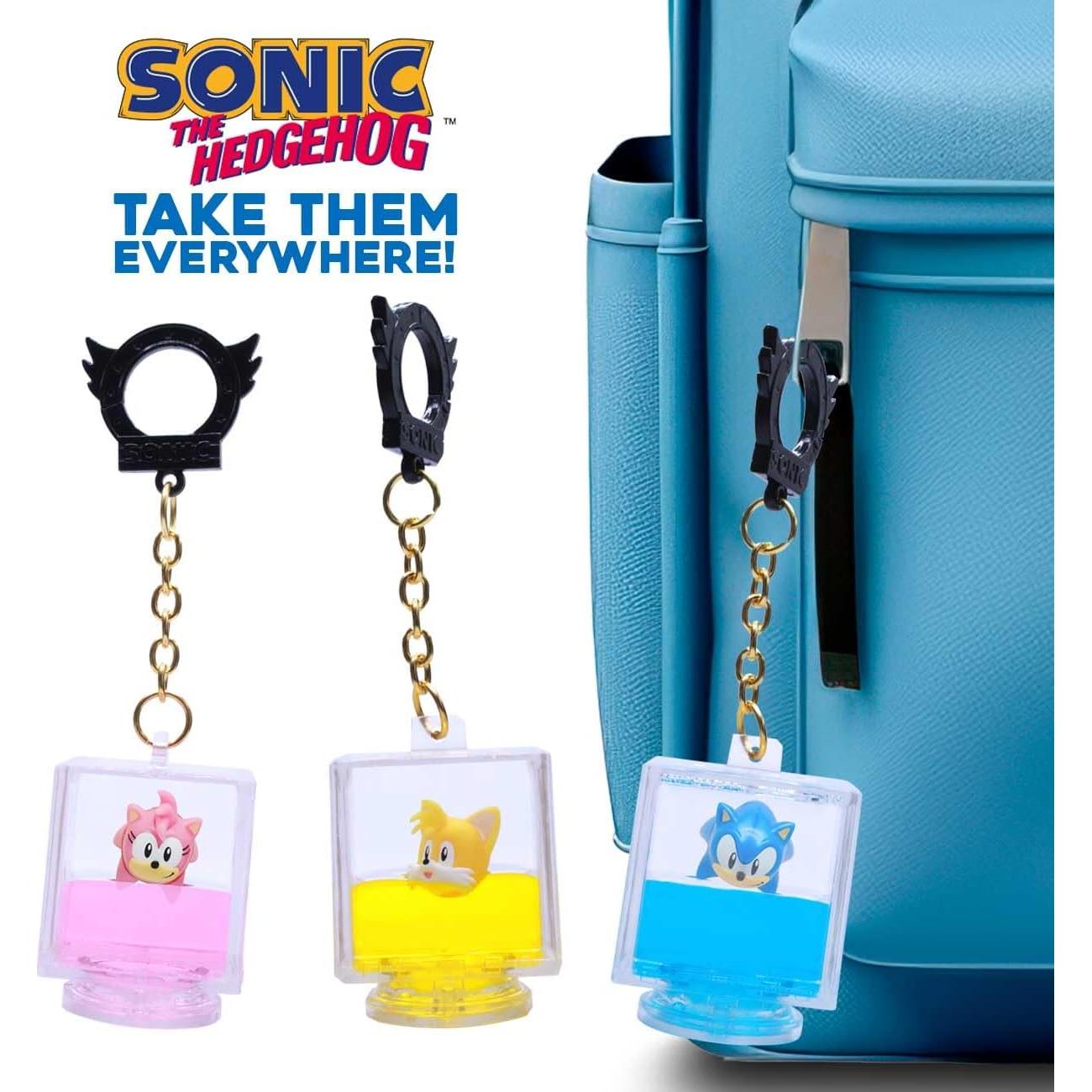 Colgante de Mochila Just Toys Sonic - Figura Brillante 6.35 cm