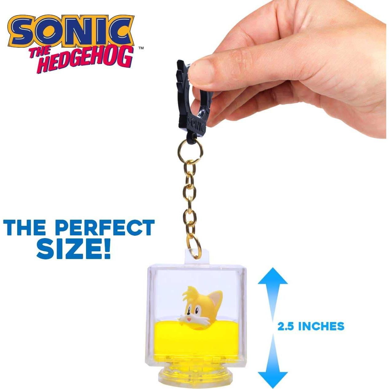 Colgante de Mochila Just Toys Sonic - Figura Brillante 6.35 cm