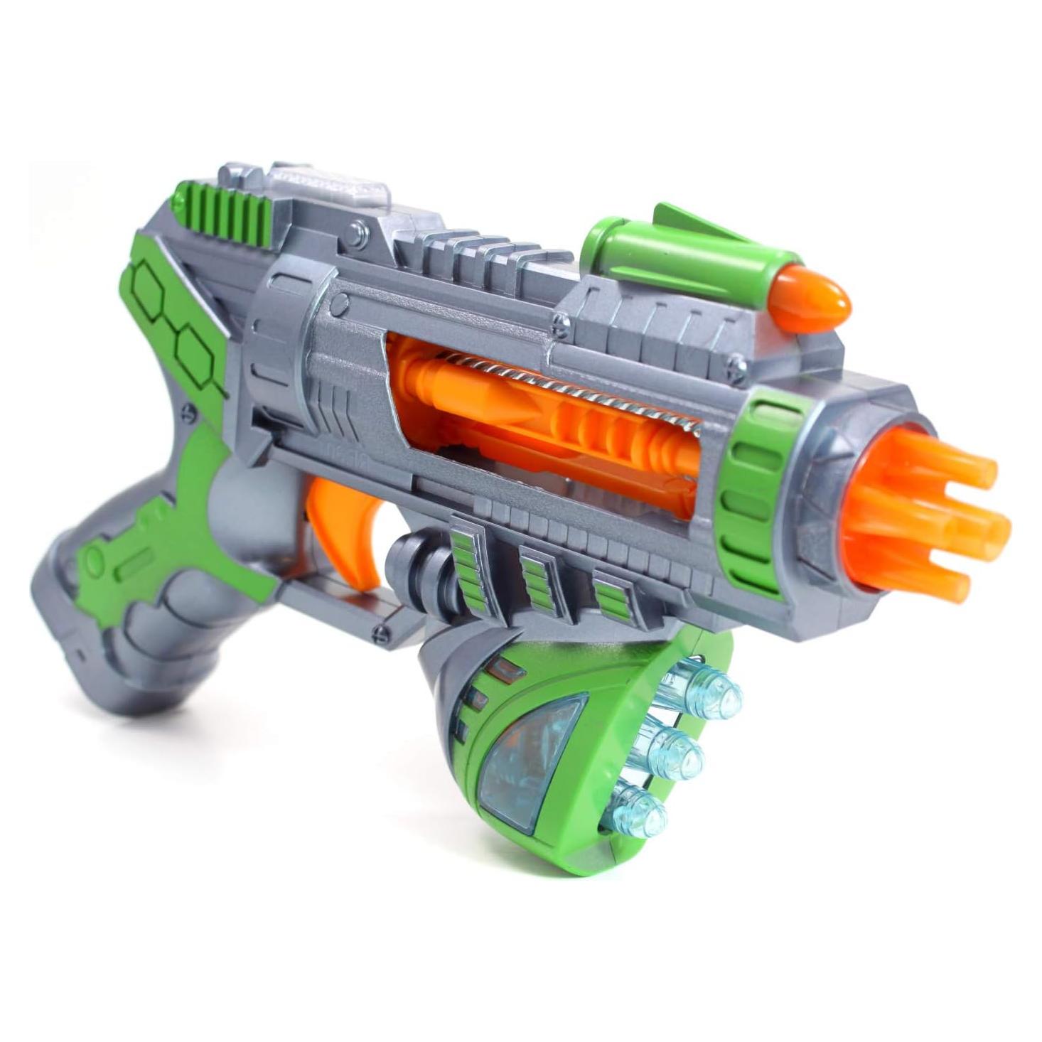 Pistola de Juguete Blaster Sónico Espacial Kidplokio - Verde