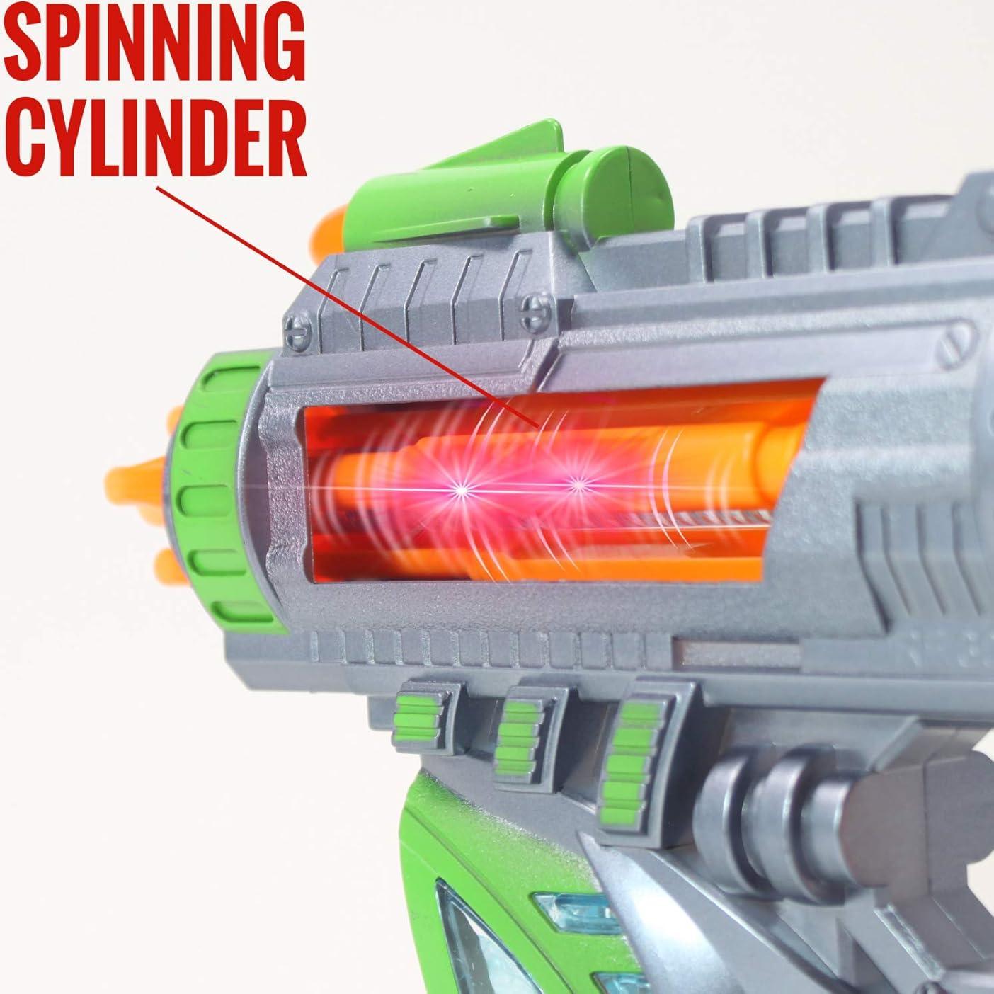 Pistola de Juguete Blaster Sónico Espacial Kidplokio - Verde